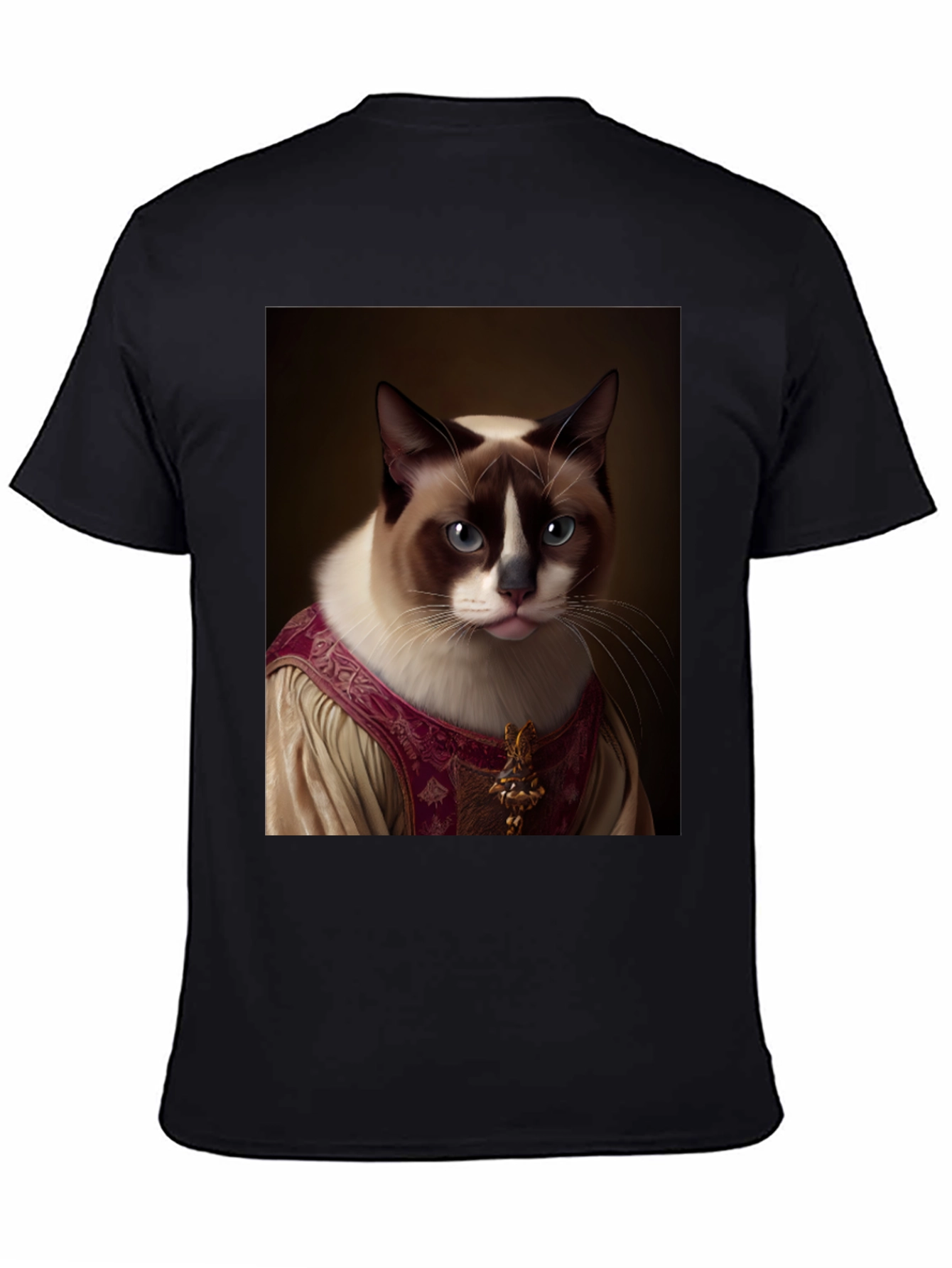 Regal Cat Portrait T-Shirt
