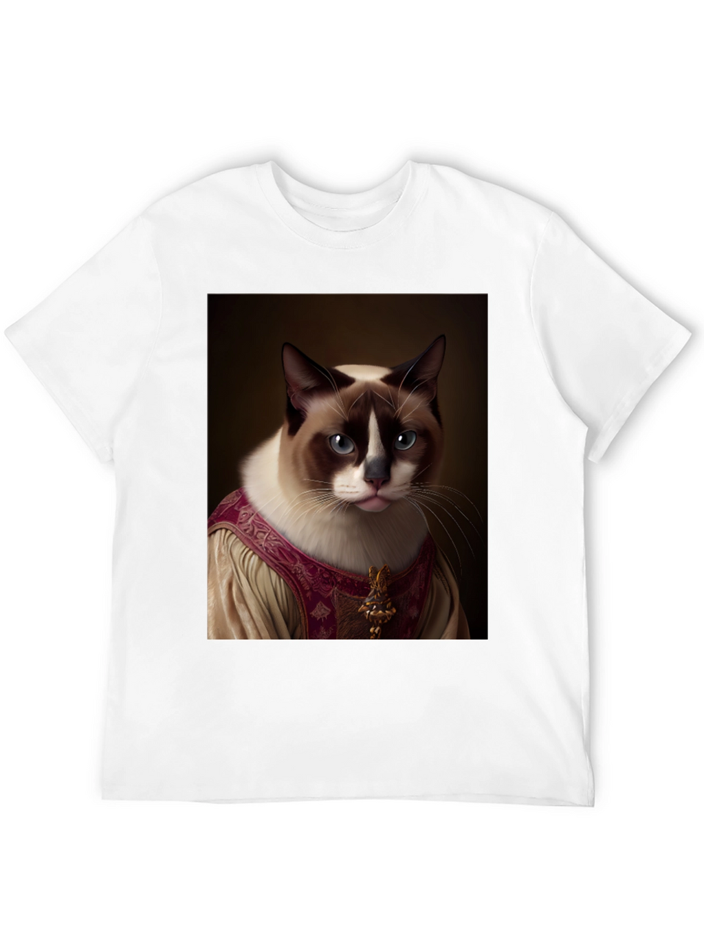 Regal Cat Portrait T-Shirt