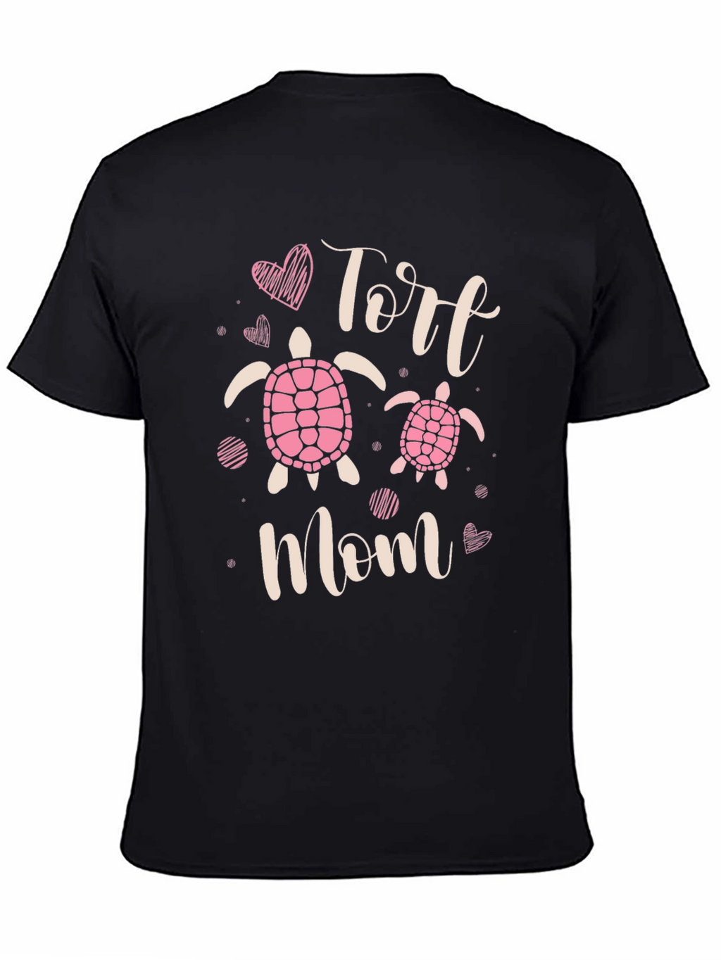Tort Mom Graphic Tee - Cute Turtle Design