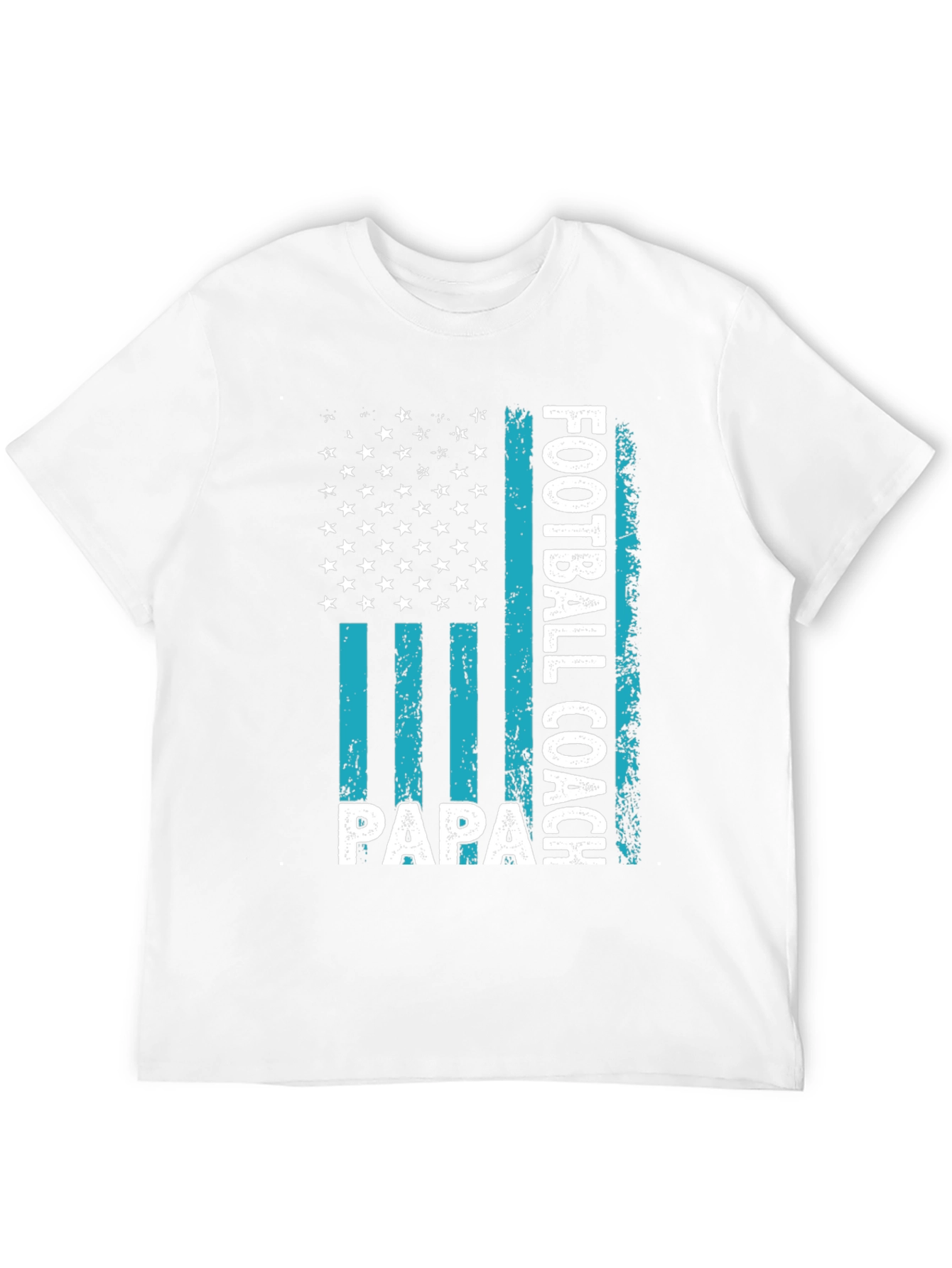 Football Coach Papa Graphic T-Shirt