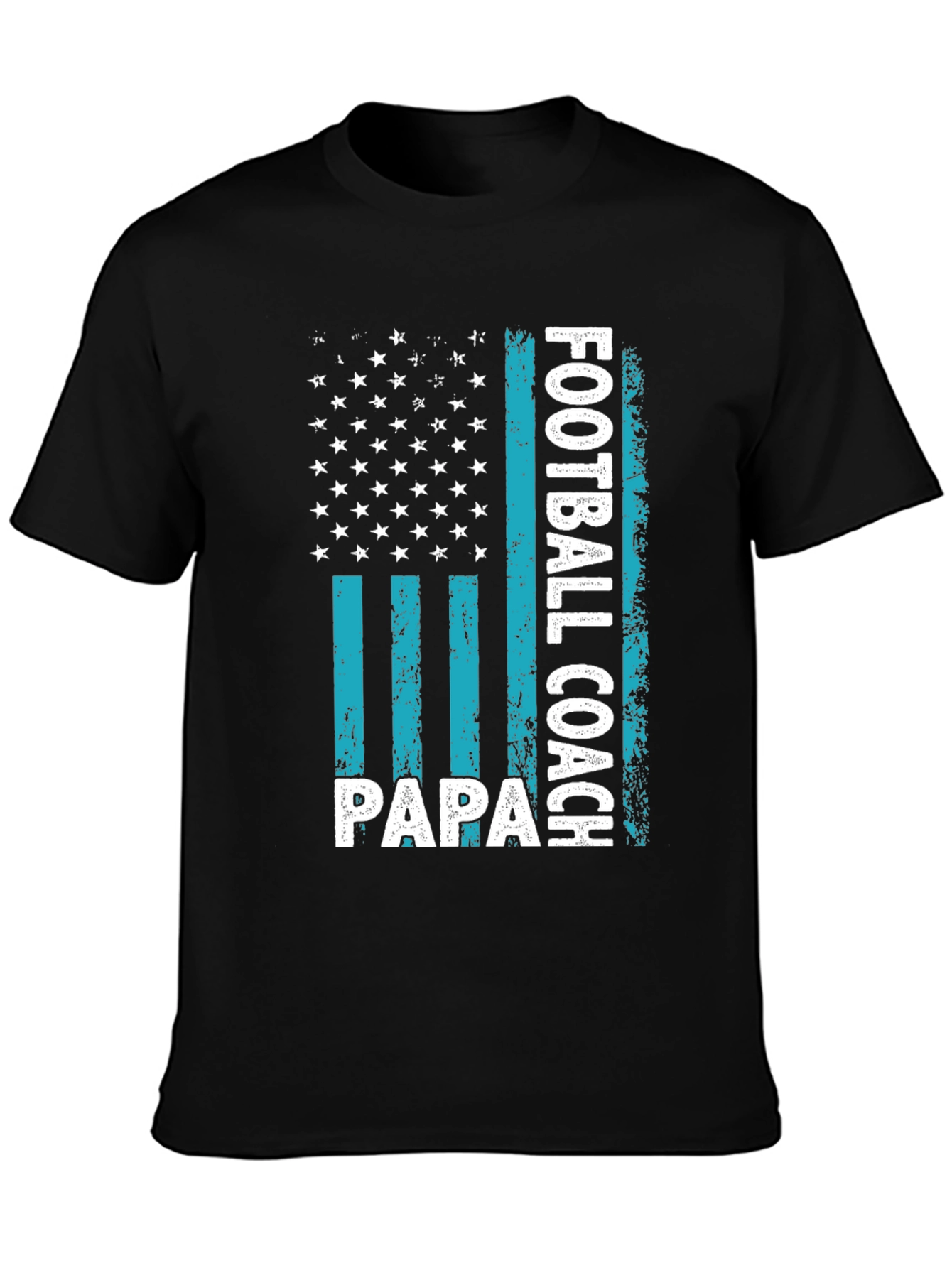 Football Coach Papa Graphic T-Shirt
