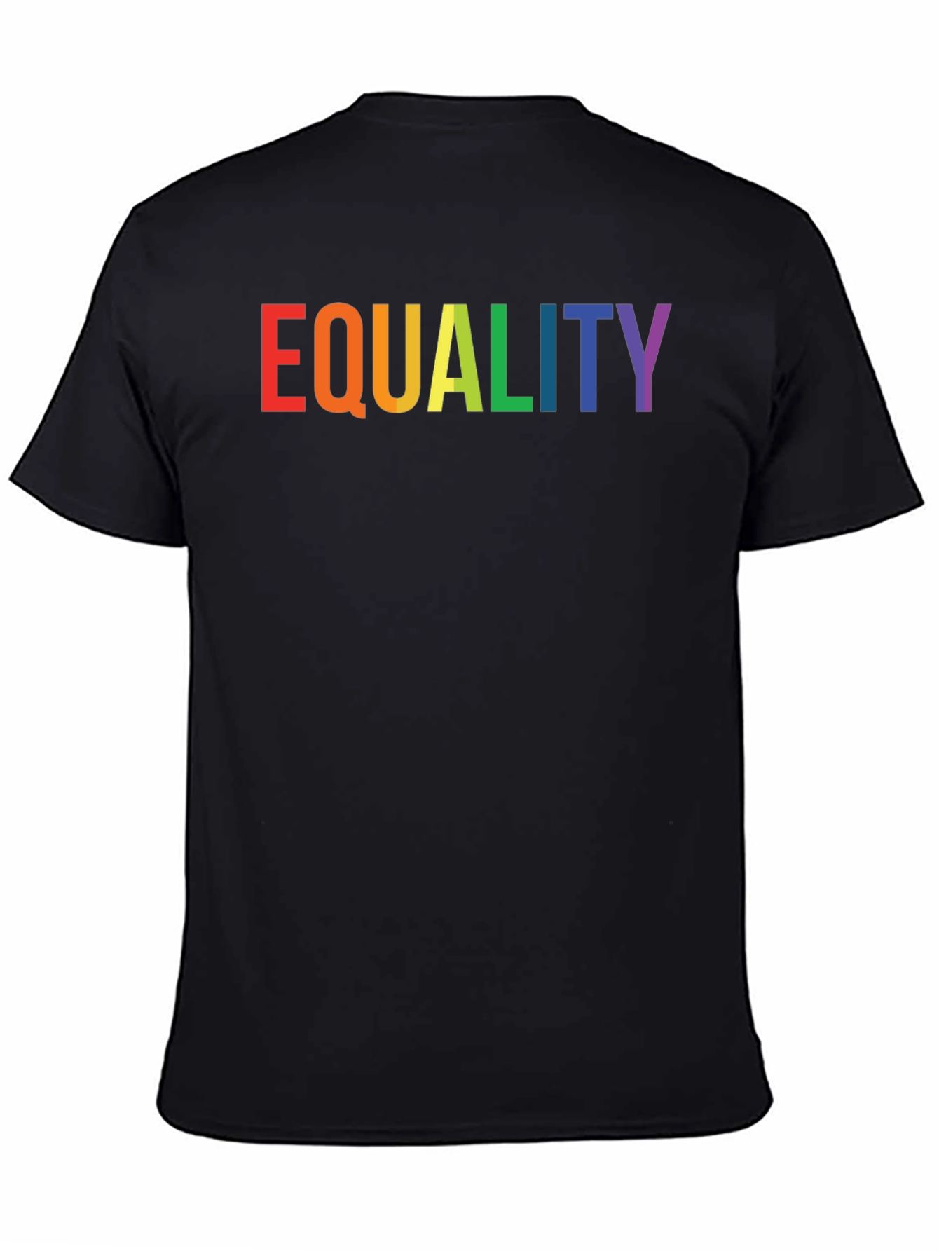 Equality Rainbow Pride T-Shirt - Black
