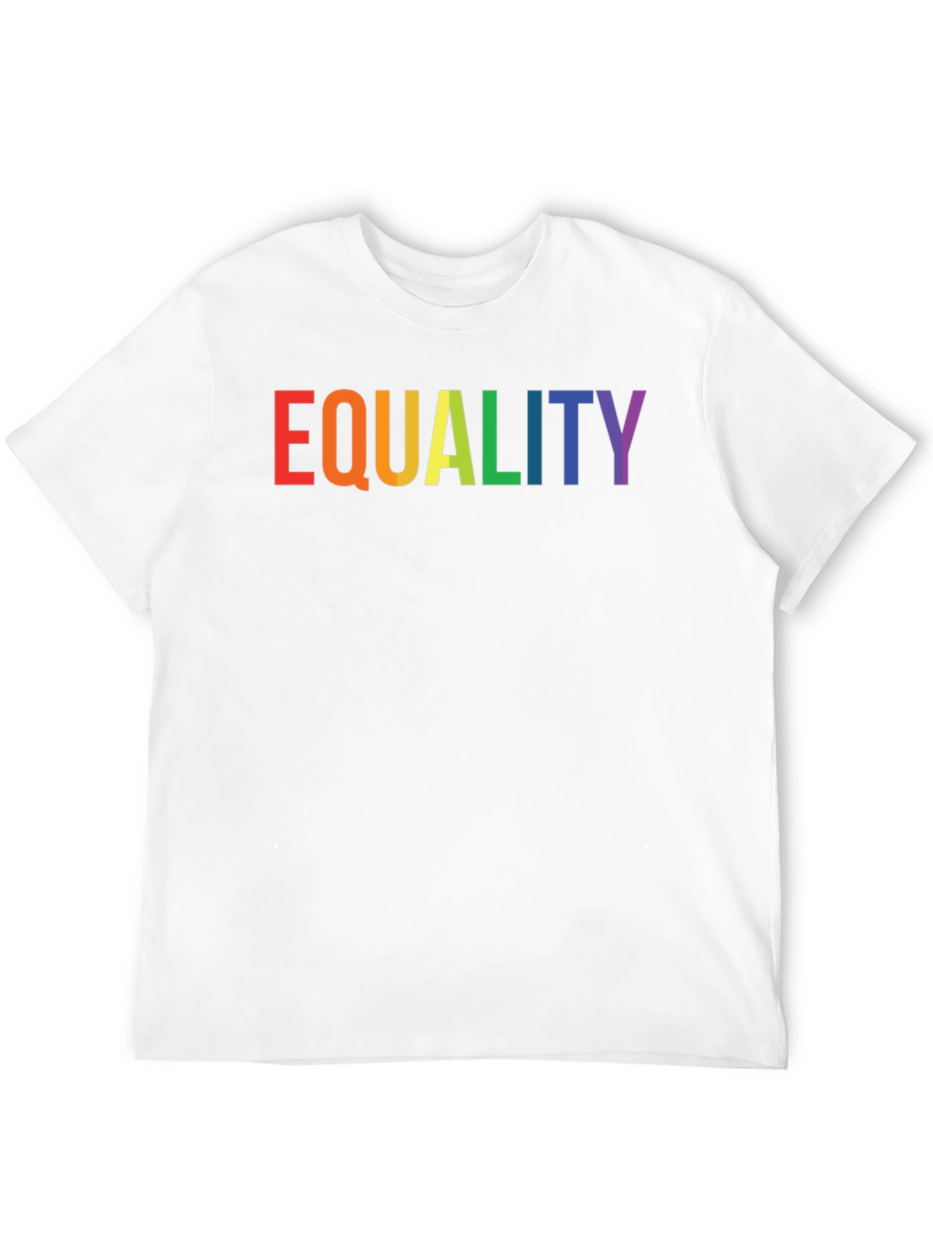 Equality Rainbow Pride T-Shirt - Black