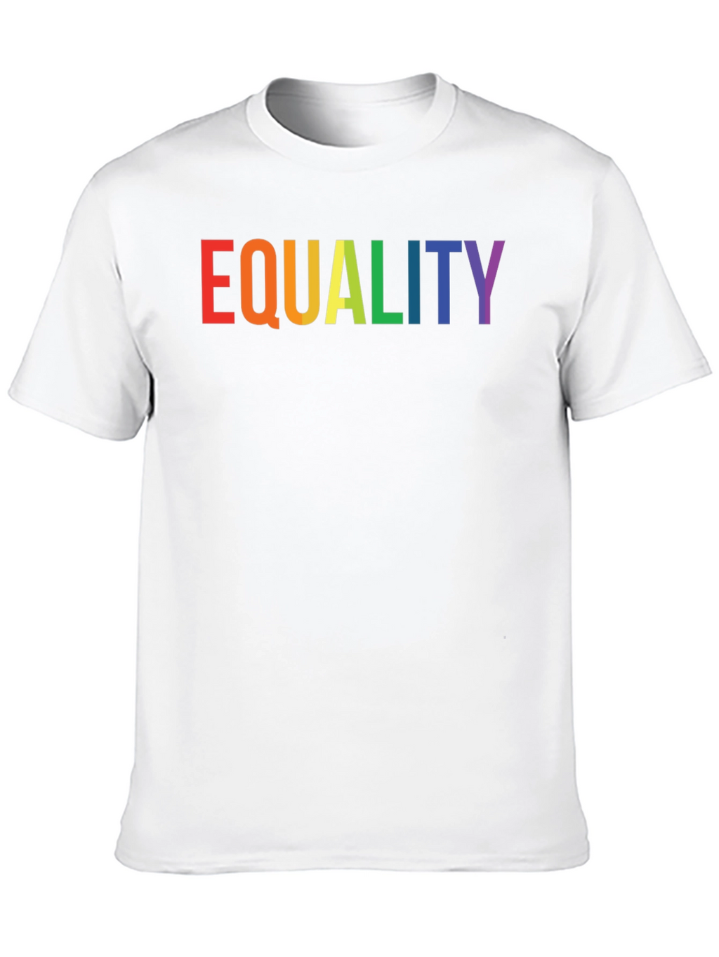 Equality Rainbow Pride T-Shirt - Black