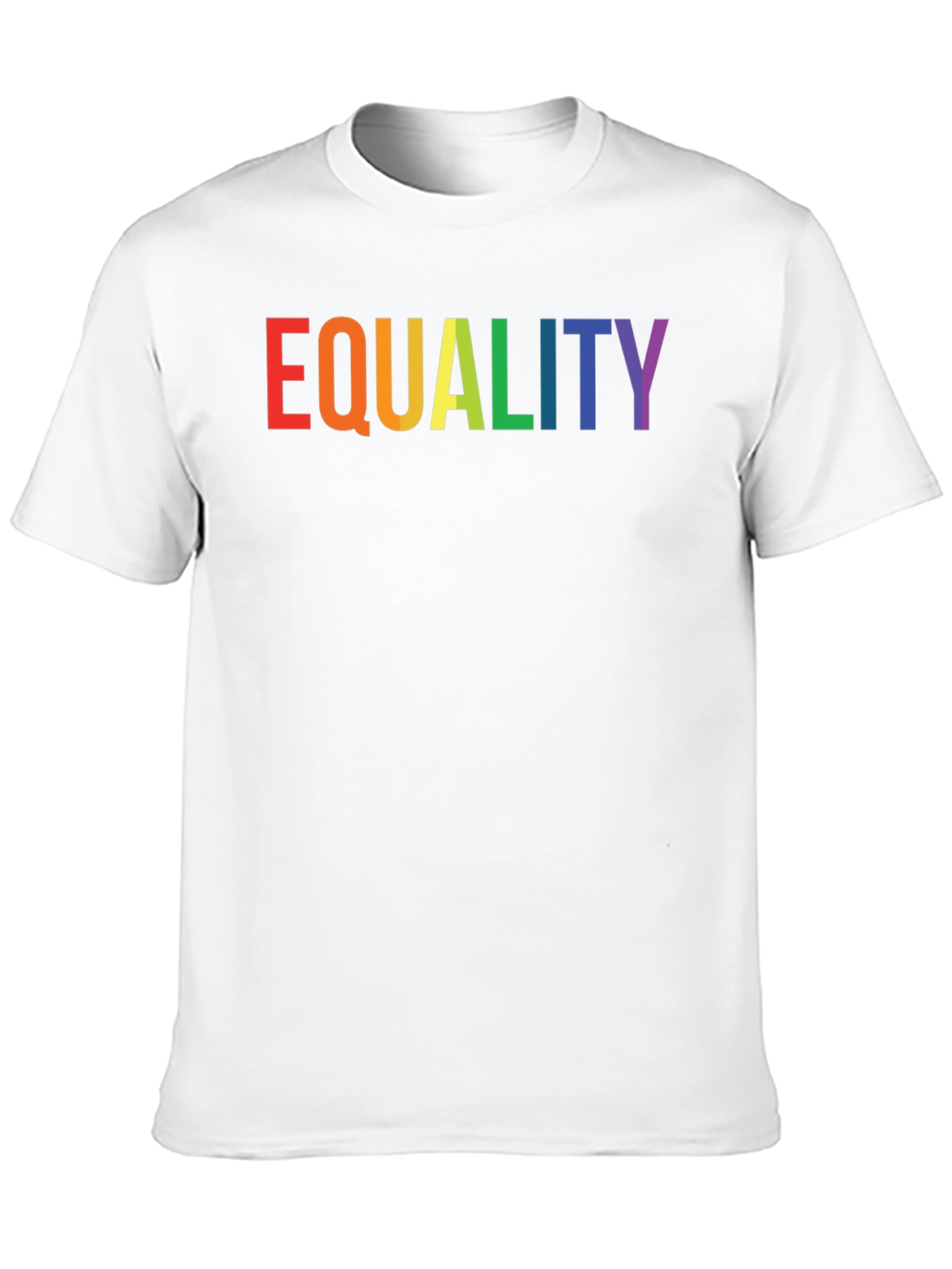 Equality Rainbow Pride T-Shirt - Black