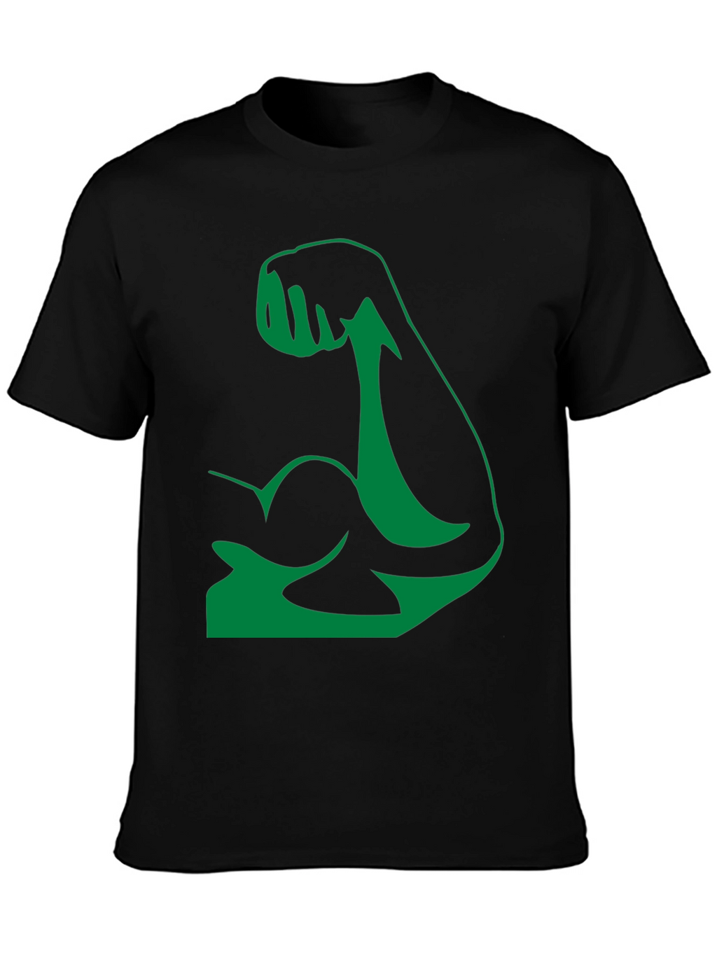 Hulk Arm Black T-Shirt - Show Your Strength!