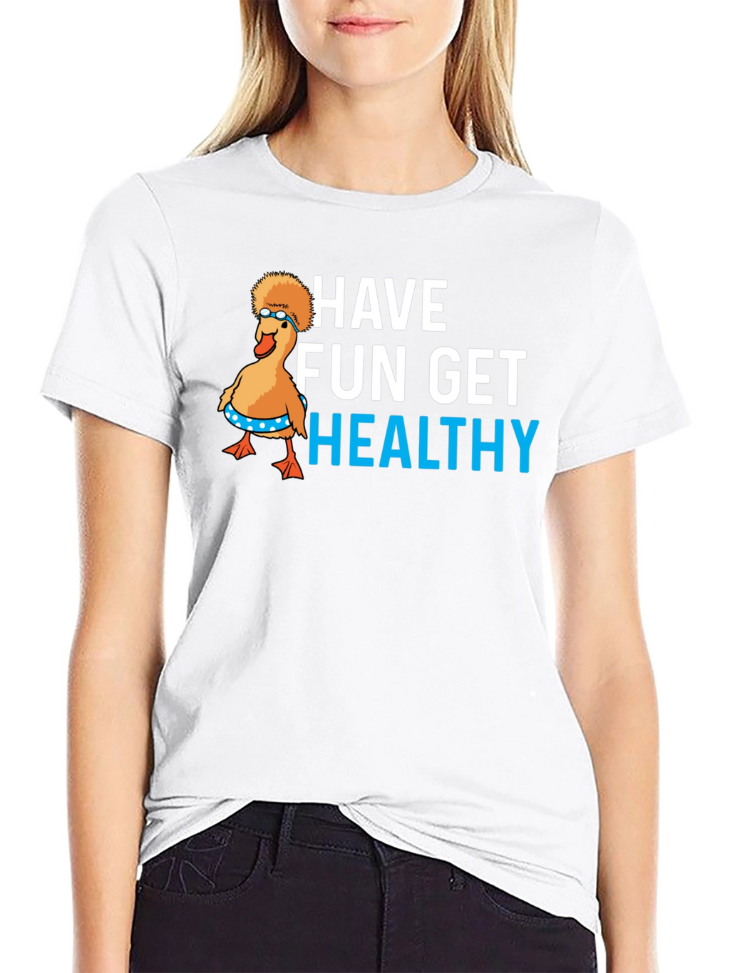 Have Fun Get Healthy Graphic T-Shirt
