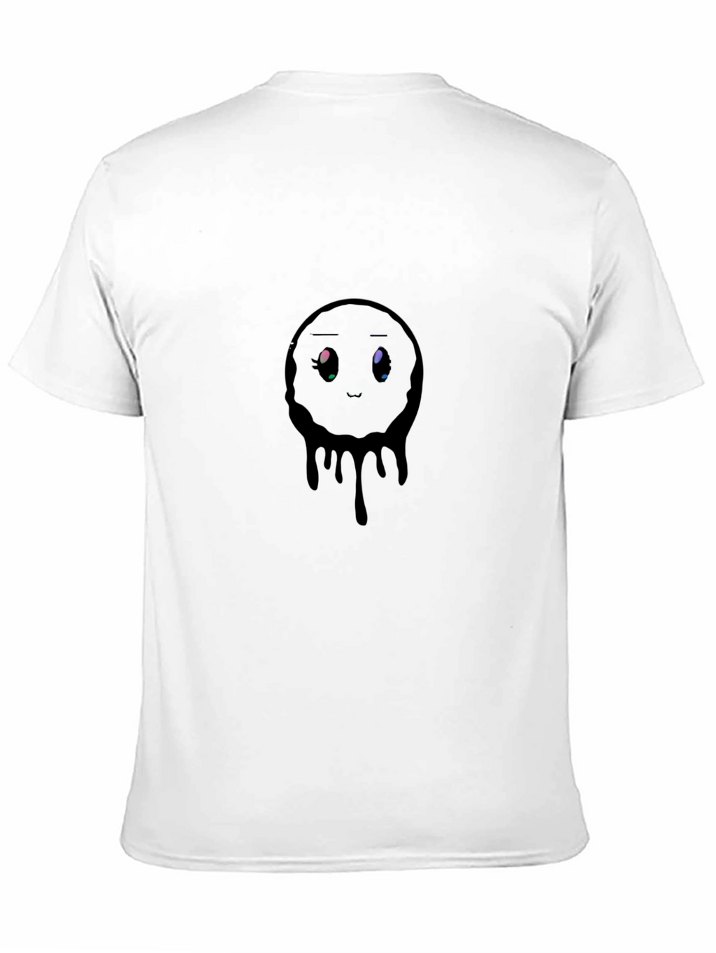 Melting Emotion Graphic Black T-Shirt