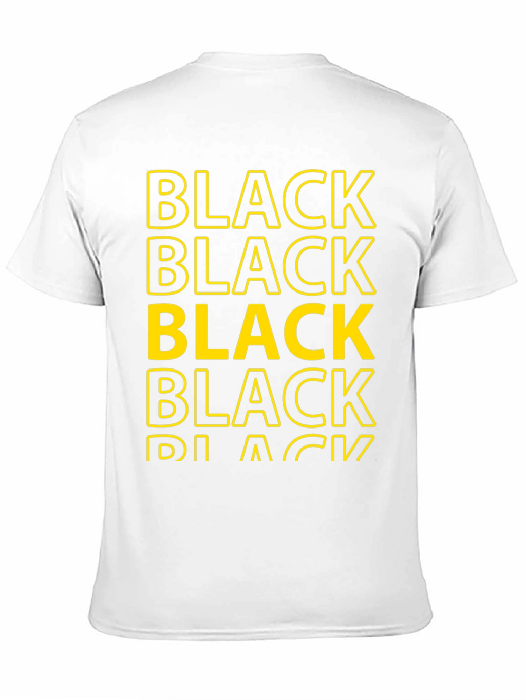 Bold Black Graphic Tee - Stylish Statement Shirt