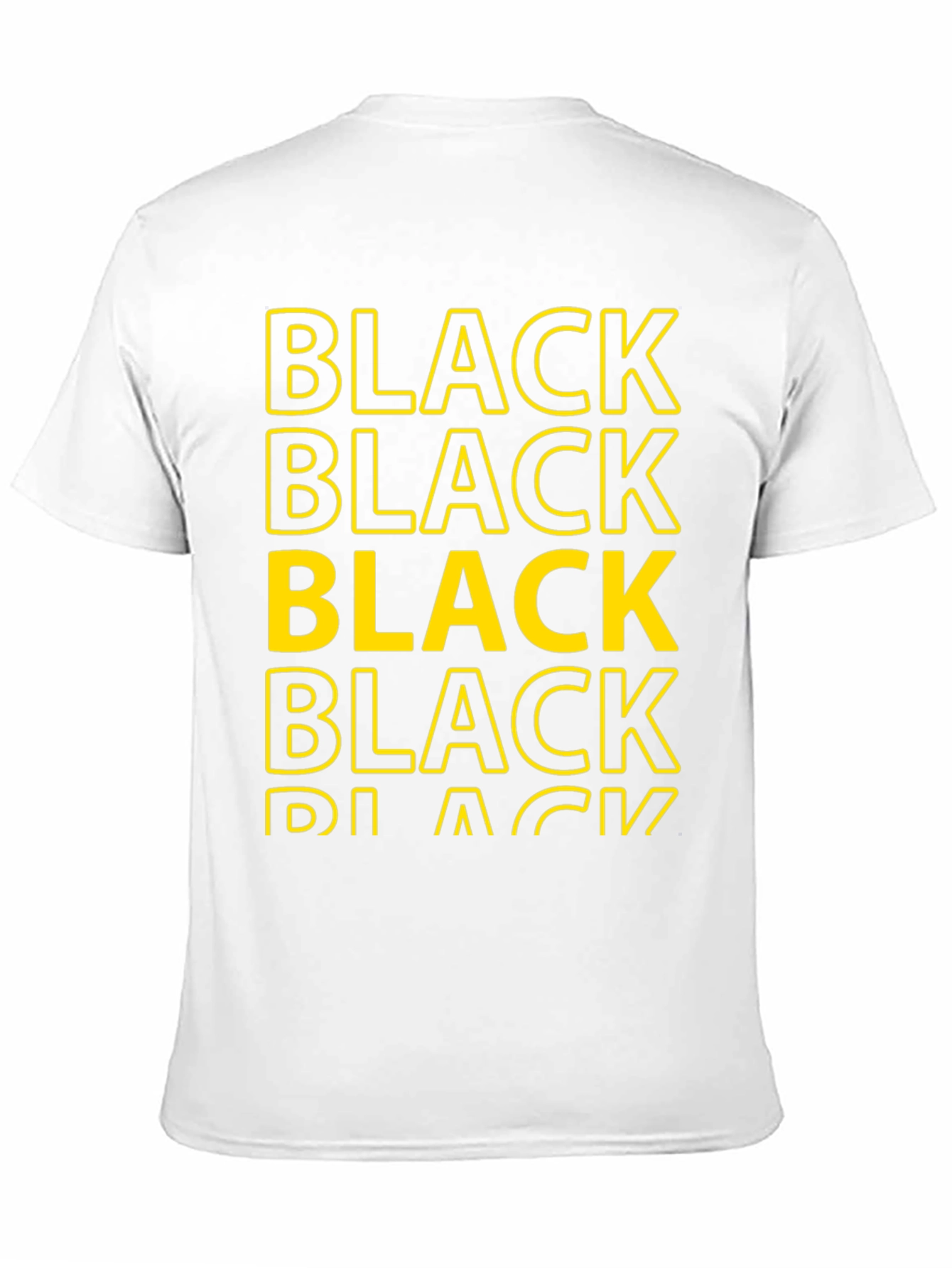 Bold Black Graphic Tee - Stylish Statement Shirt