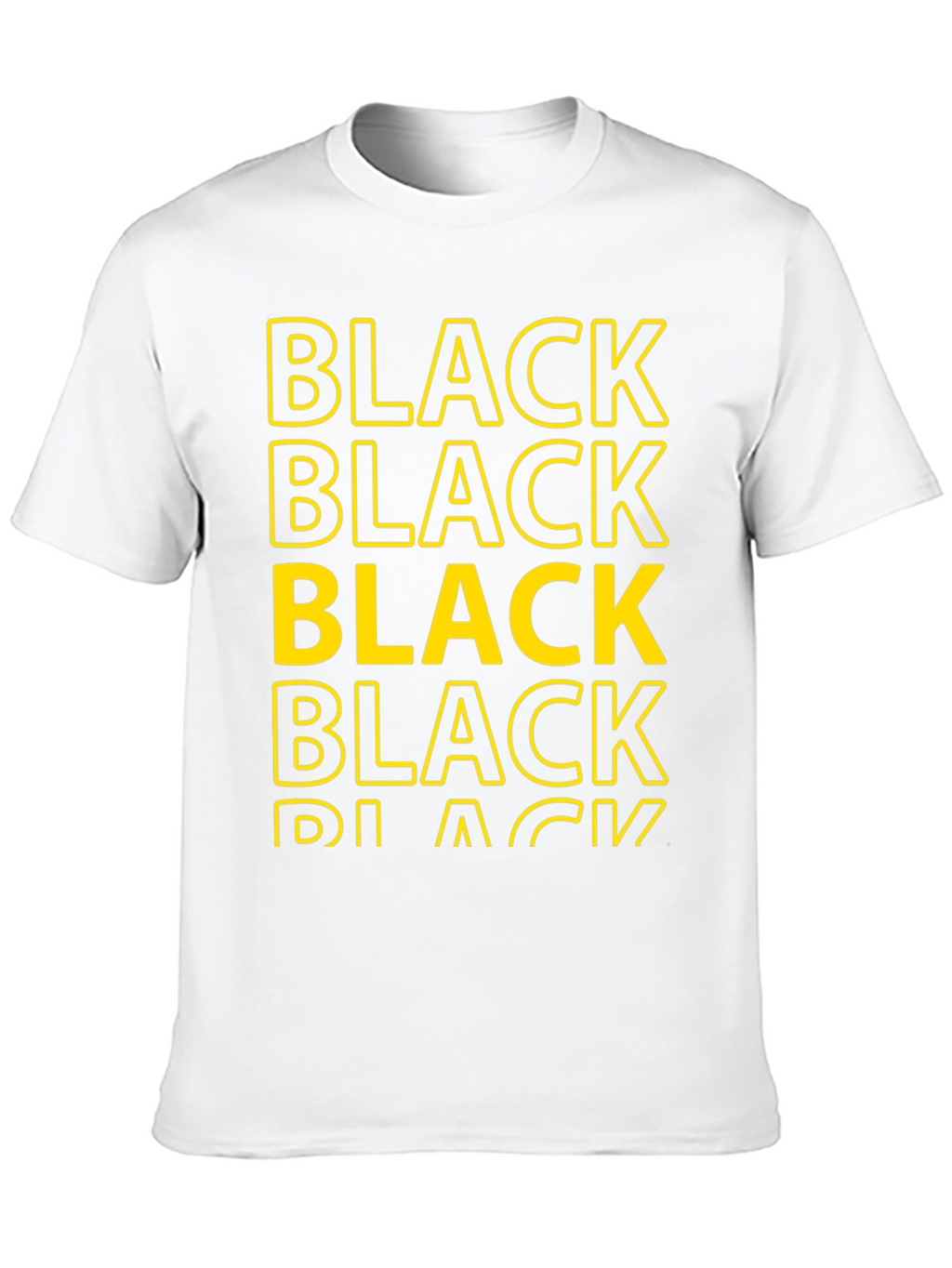 Bold Black Graphic Tee - Stylish Statement Shirt
