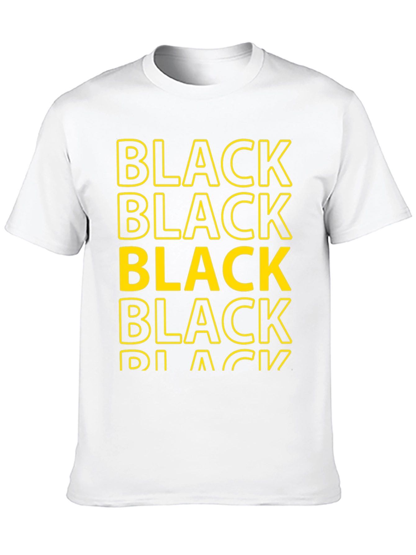 Bold Black Graphic Tee - Stylish Statement Shirt