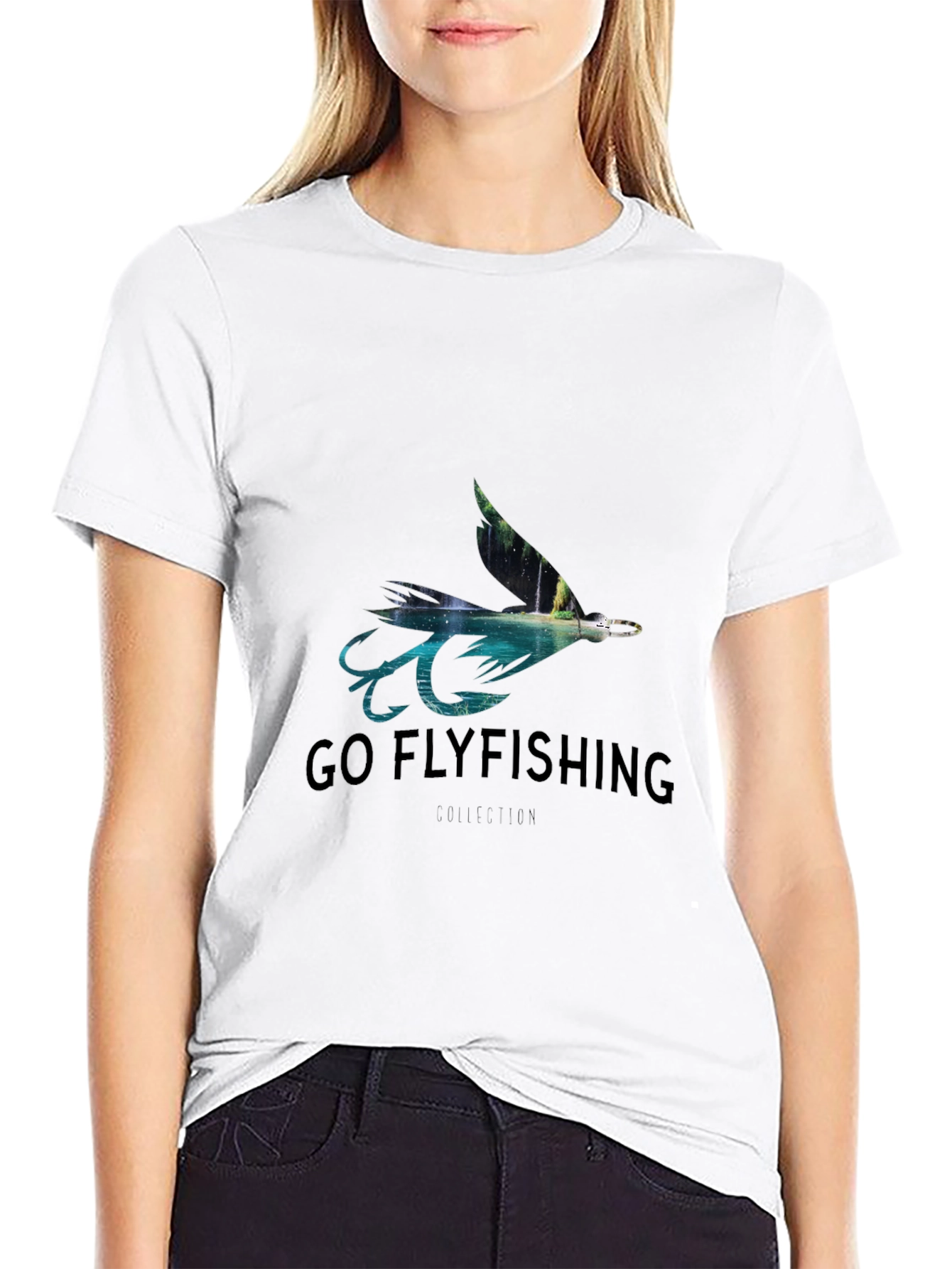 Go Flyfishing Black T-Shirt