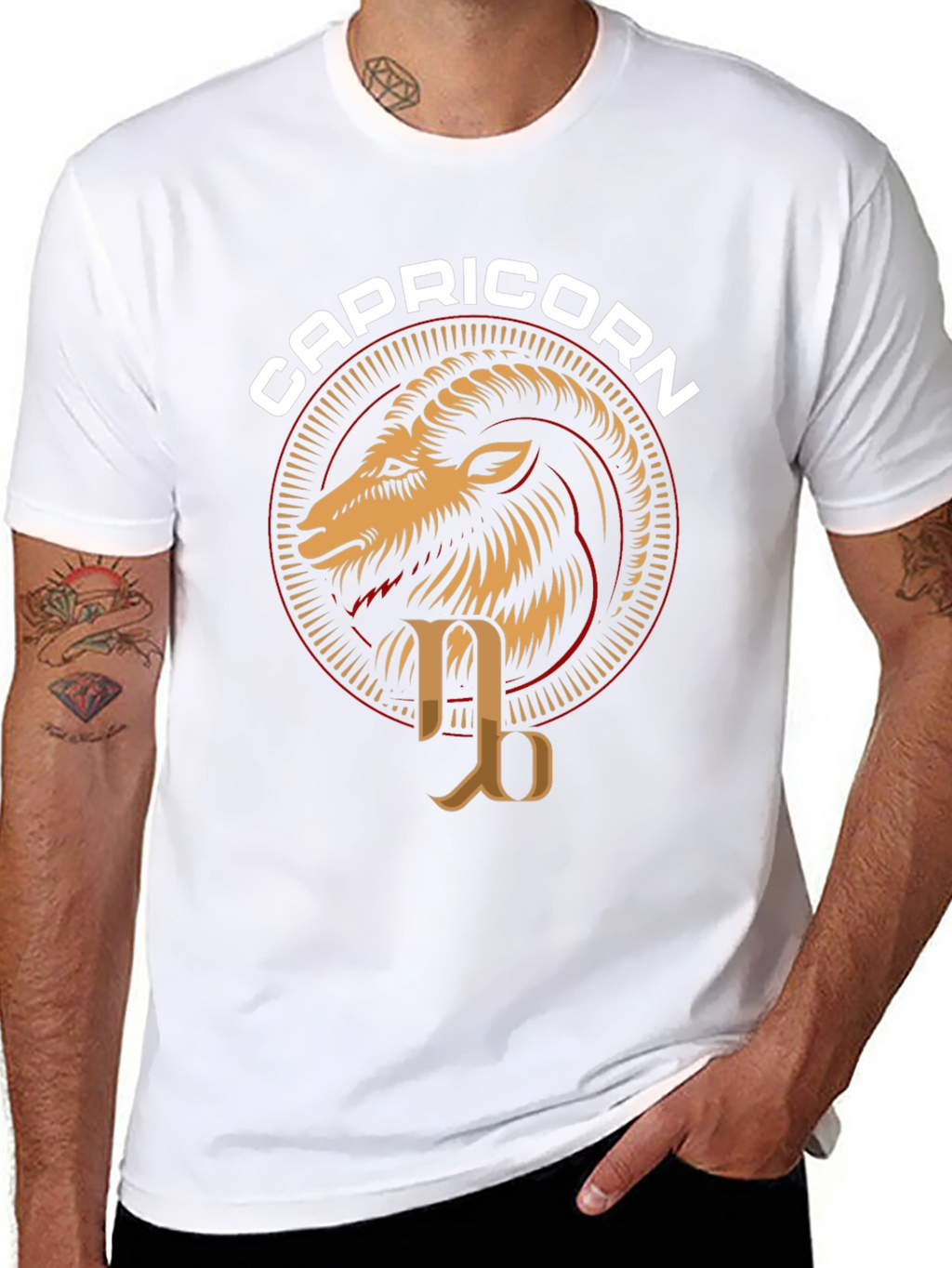 Capricorn Zodiac Graphic T-Shirt