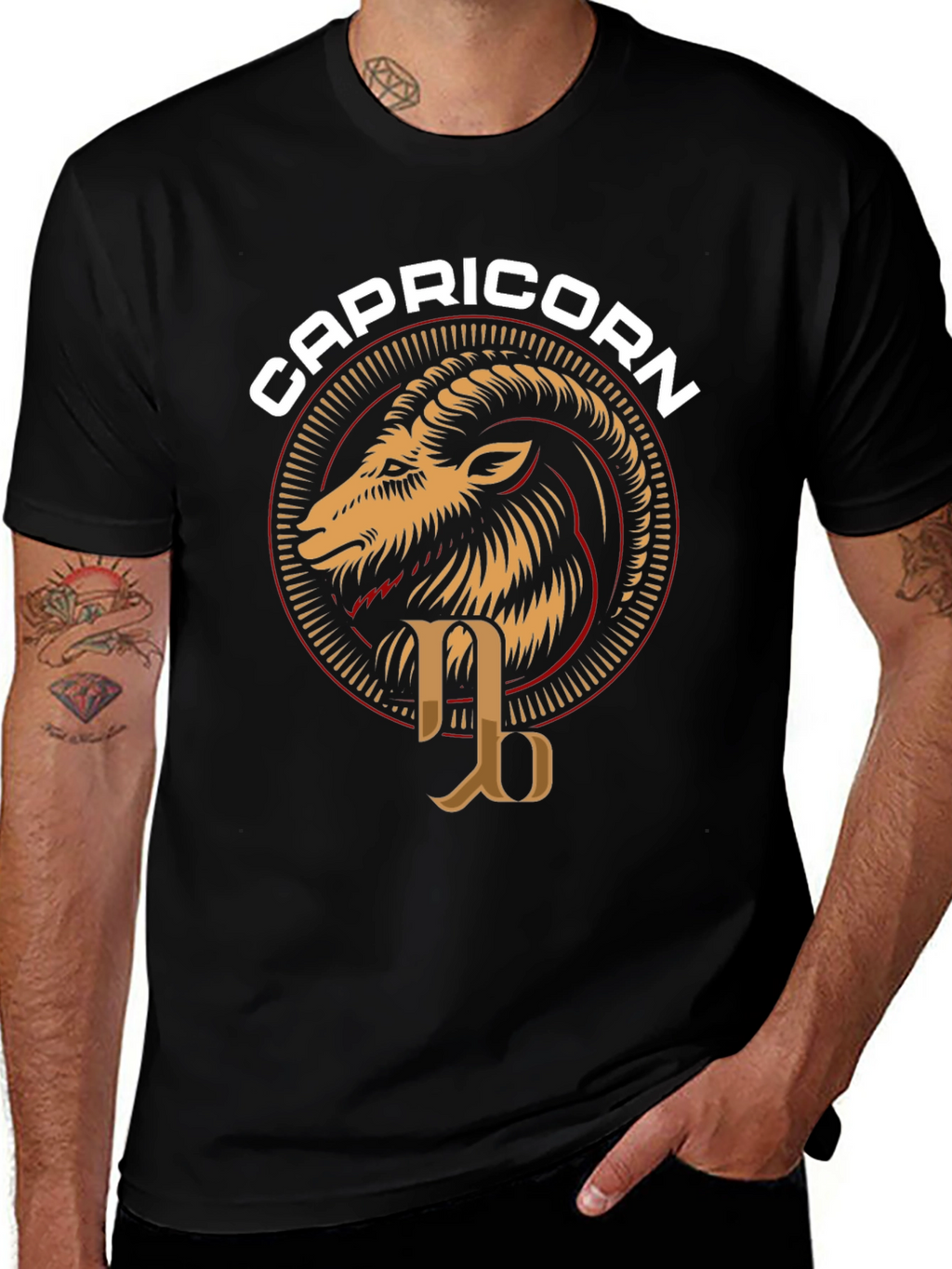 Capricorn Zodiac Graphic T-Shirt