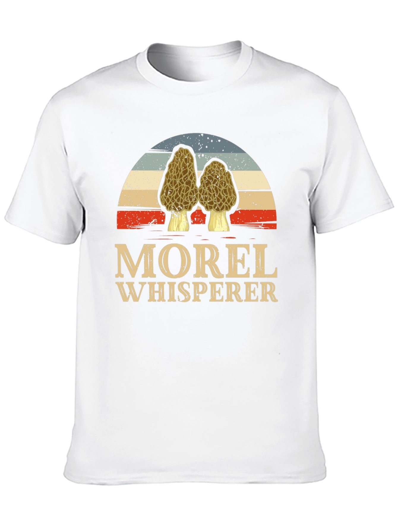 Morel Whisperer T-Shirt Mushroom Hunting Tee