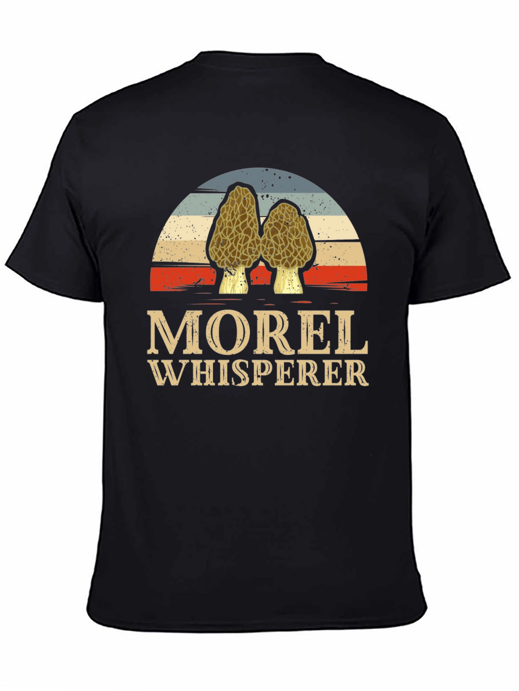 Morel Whisperer T-Shirt Mushroom Hunting Tee