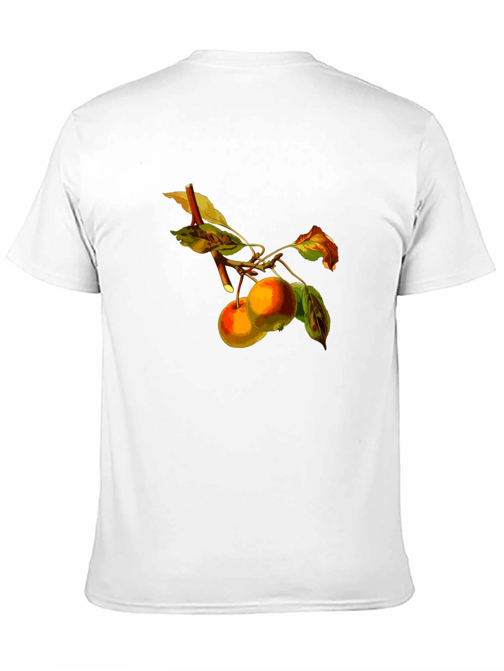 Apples on Branch Black T-Shirt