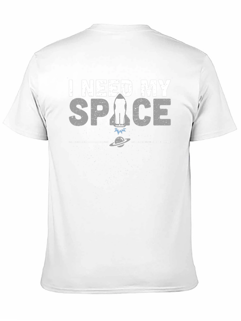 I Need My Space Graphic T-Shirt - Black
