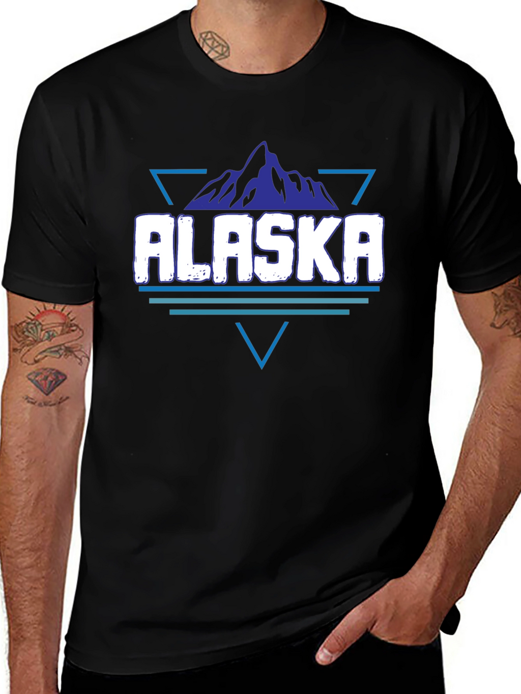 Alaska Mountain Graphic Tee - Unisex