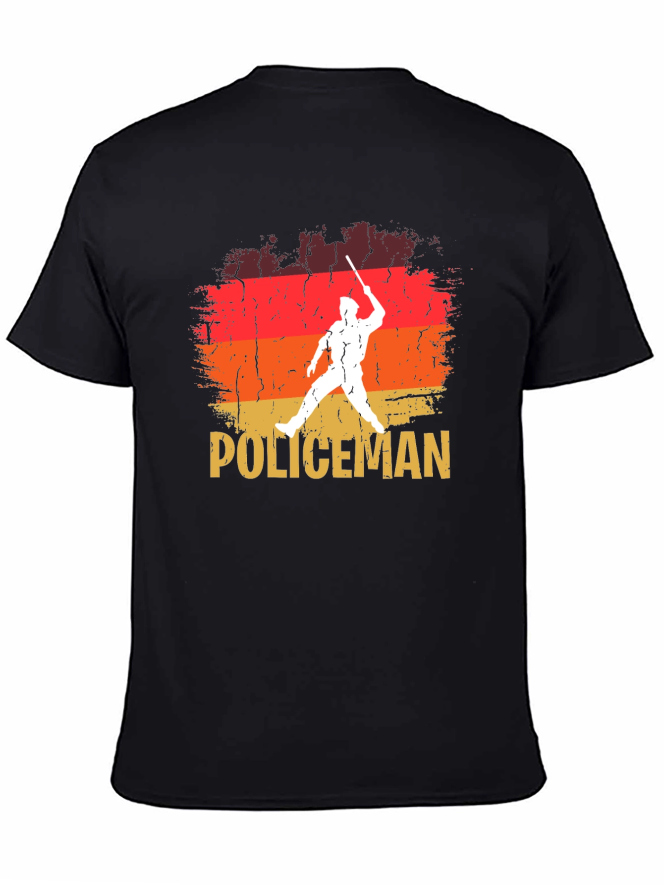 Vintage Policeman Graphic T-Shirt