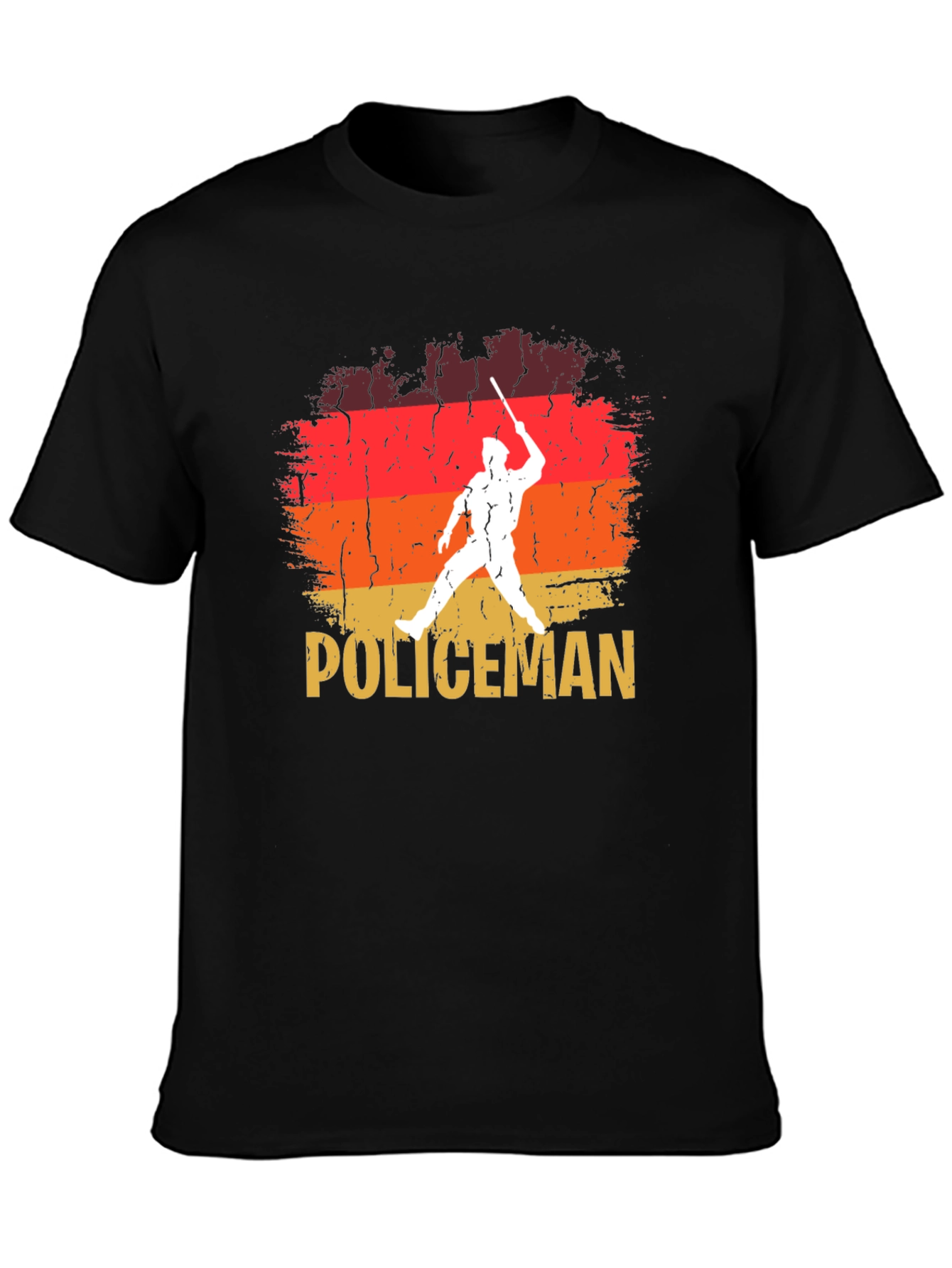Vintage Policeman Graphic T-Shirt