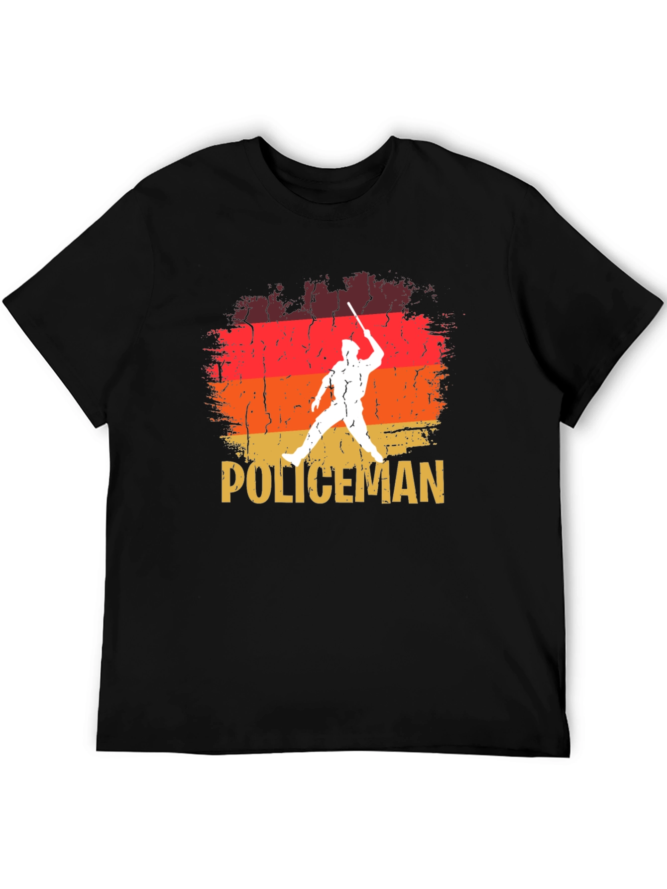 Vintage Policeman Graphic T-Shirt