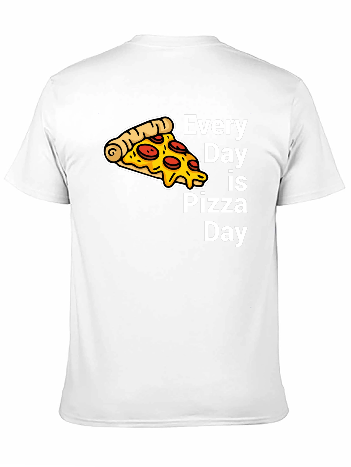Every Day is Pizza Day Black T-Shirt