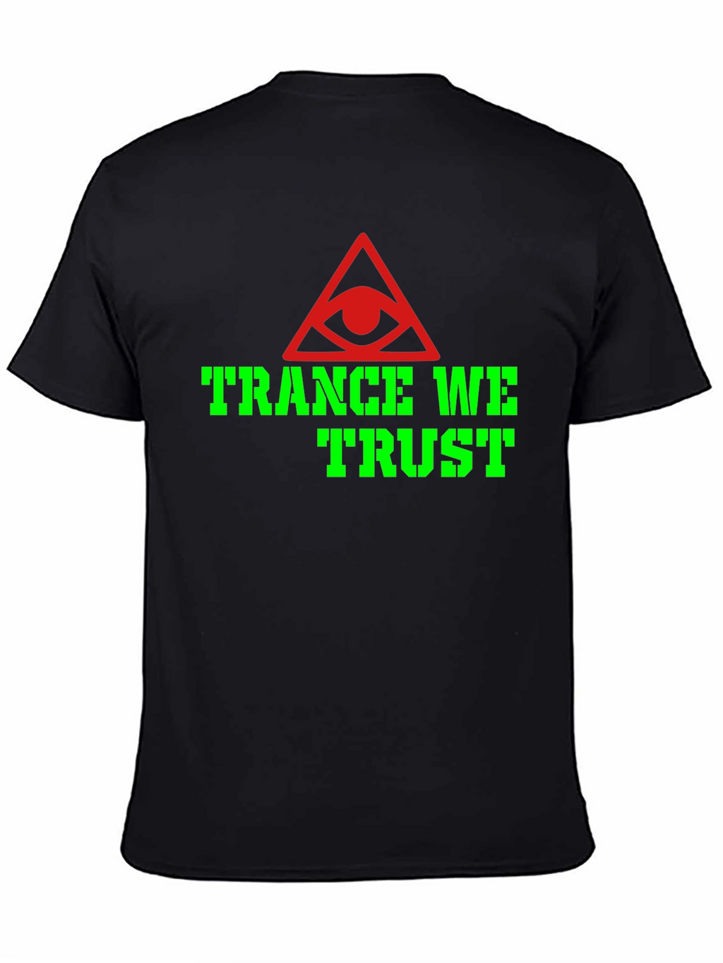 Trance We Trust Graphic T-Shirt - Black