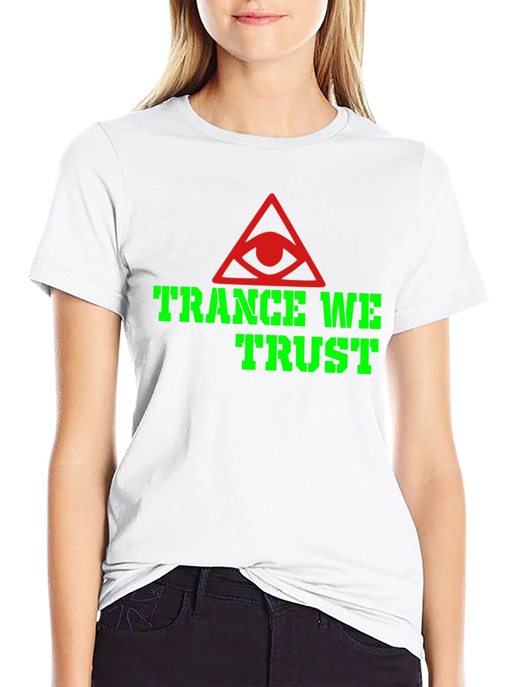 Trance We Trust Graphic T-Shirt - Black