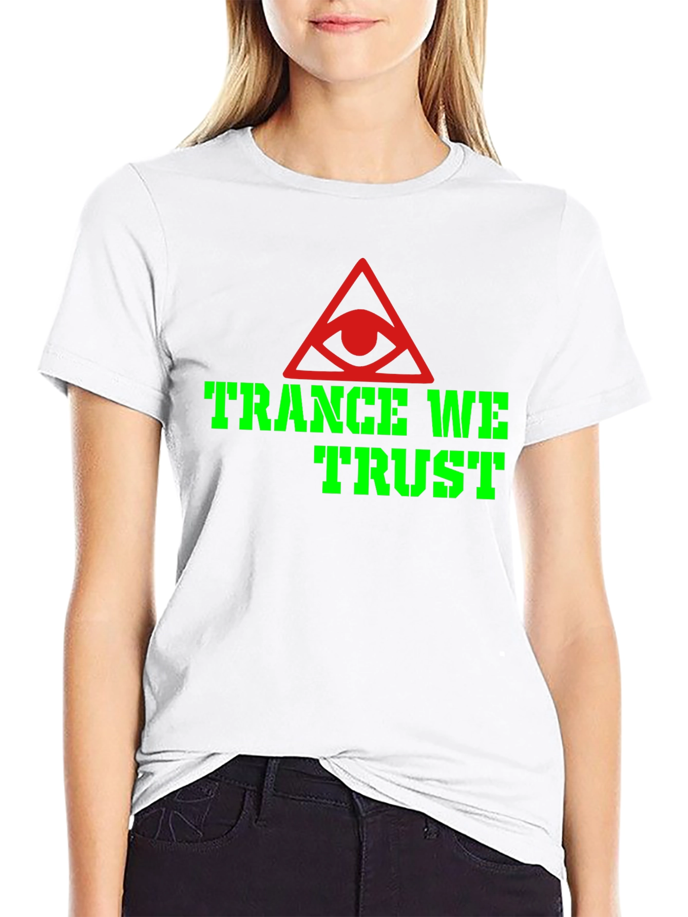 Trance We Trust Graphic T-Shirt - Black