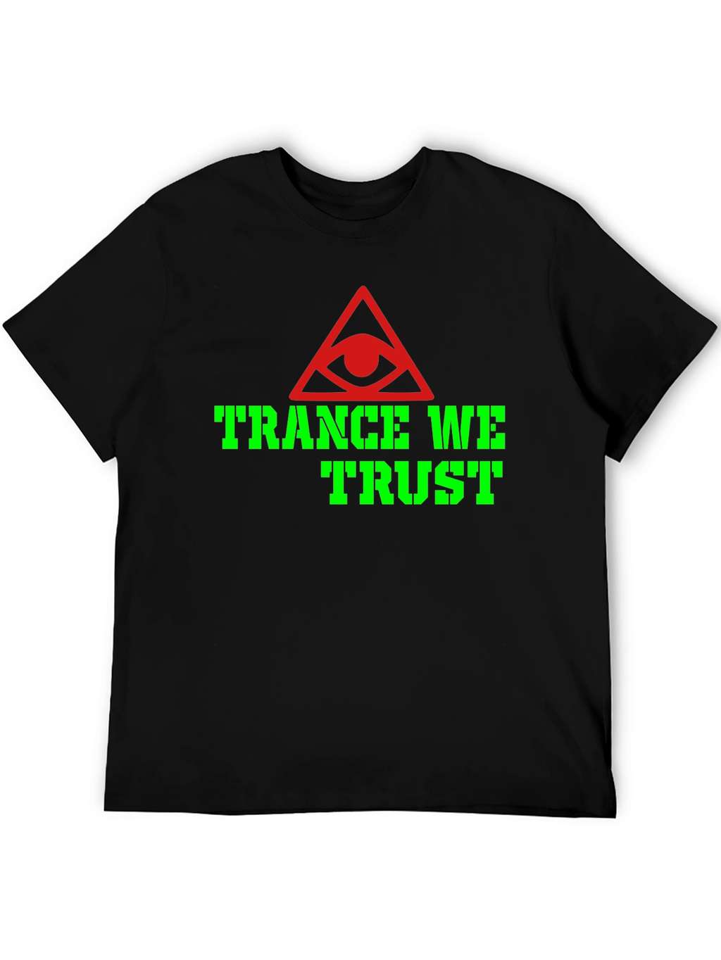 Trance We Trust Graphic T-Shirt - Black