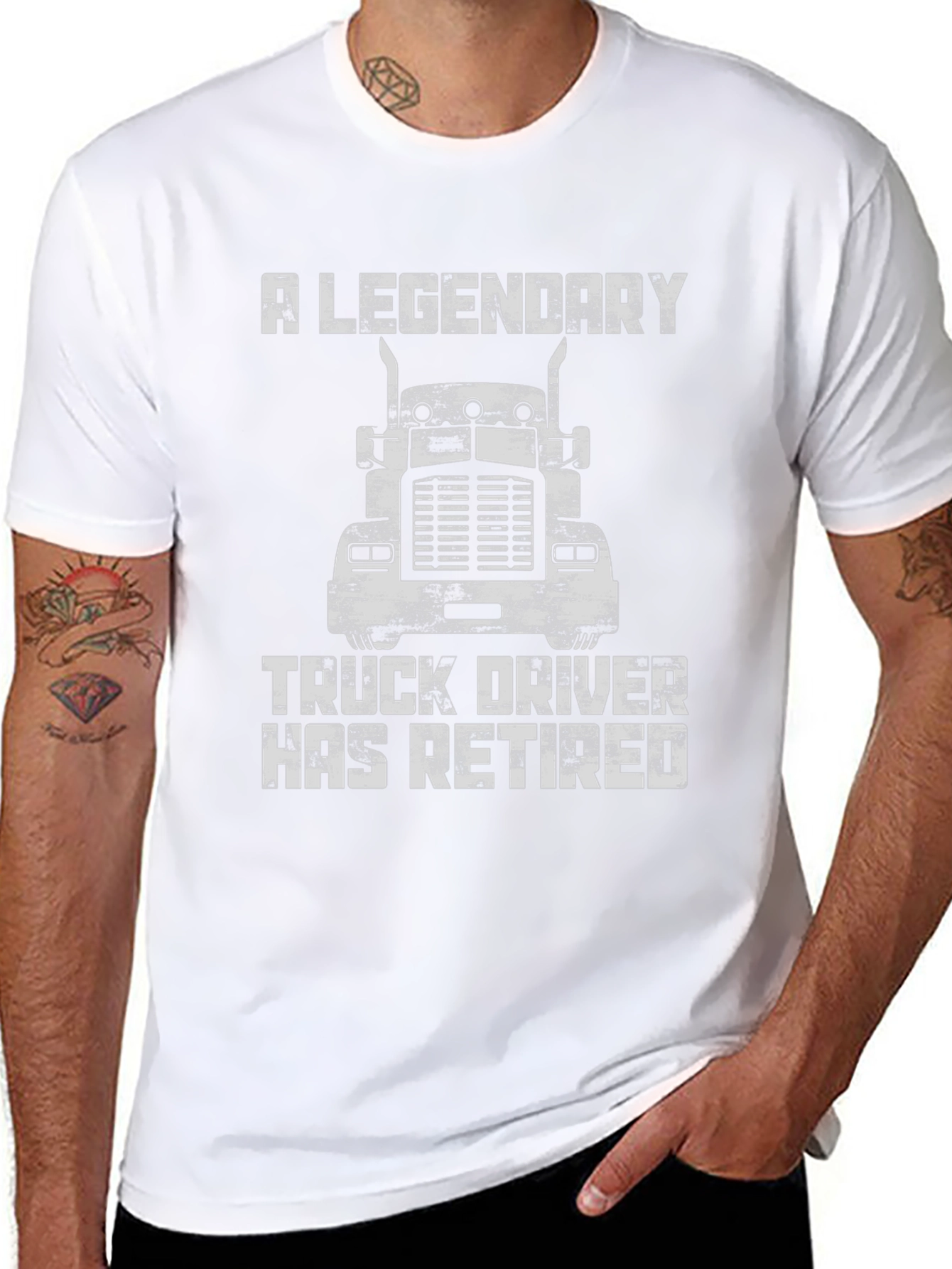 Legendary Truck Driver Retirement T-Shirt