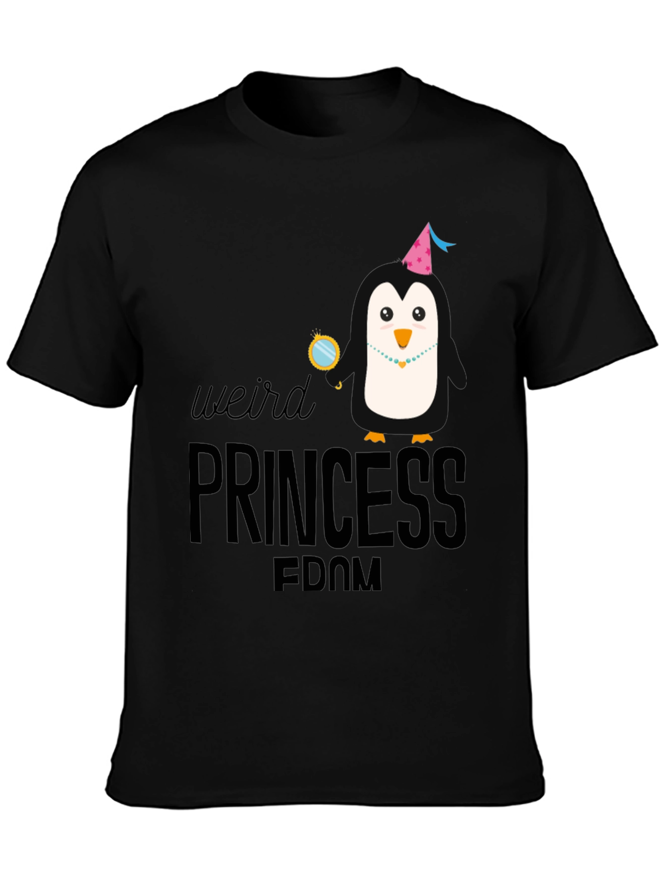Weird Princessdom Penguin Graphic Tee