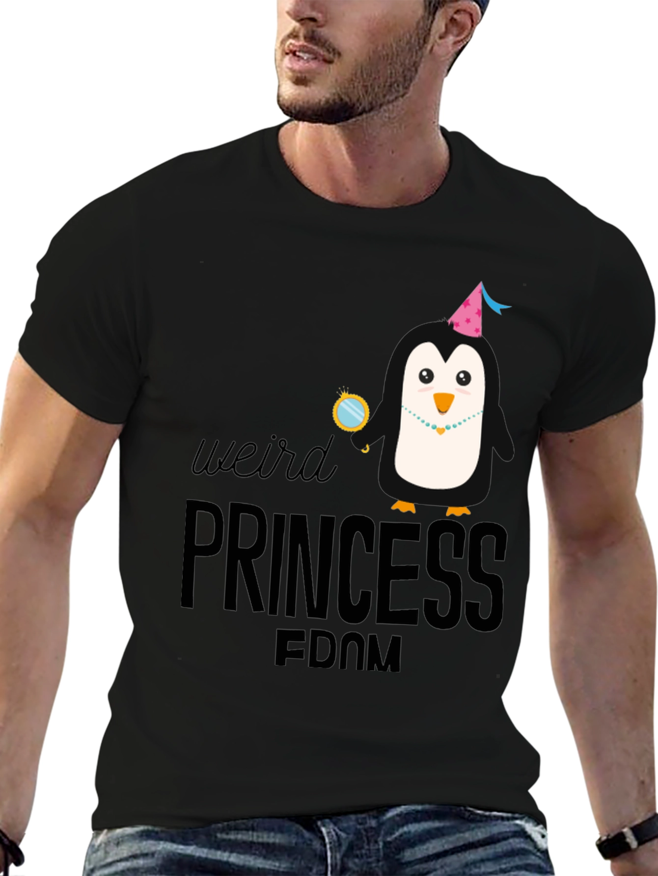 Weird Princessdom Penguin Graphic Tee