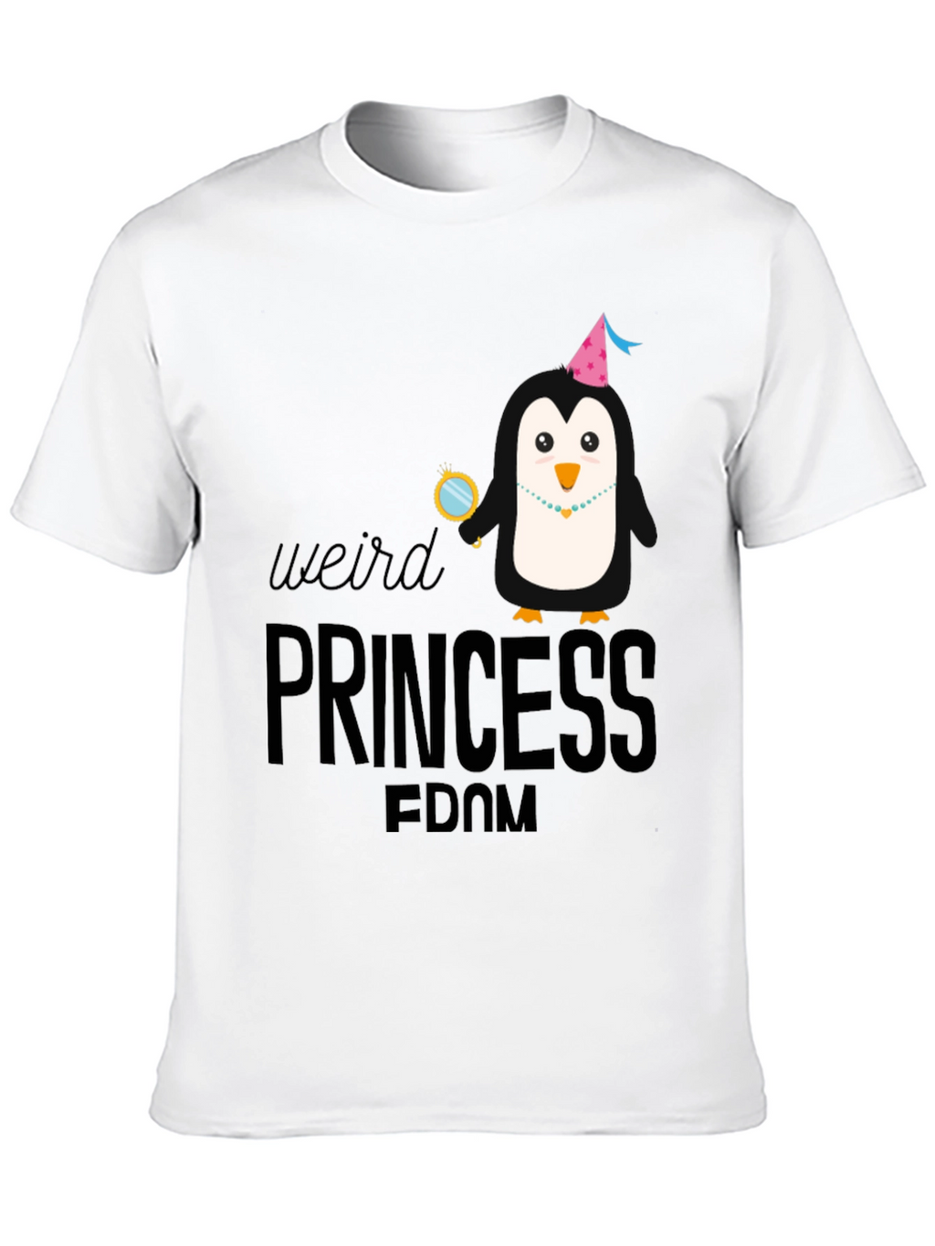 Weird Princessdom Penguin Graphic Tee