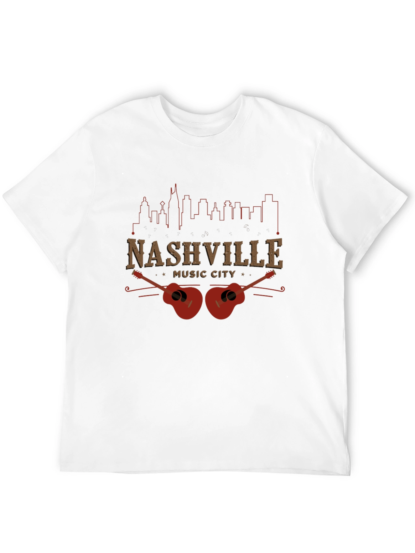 Nashville Music City Graphic T-Shirt