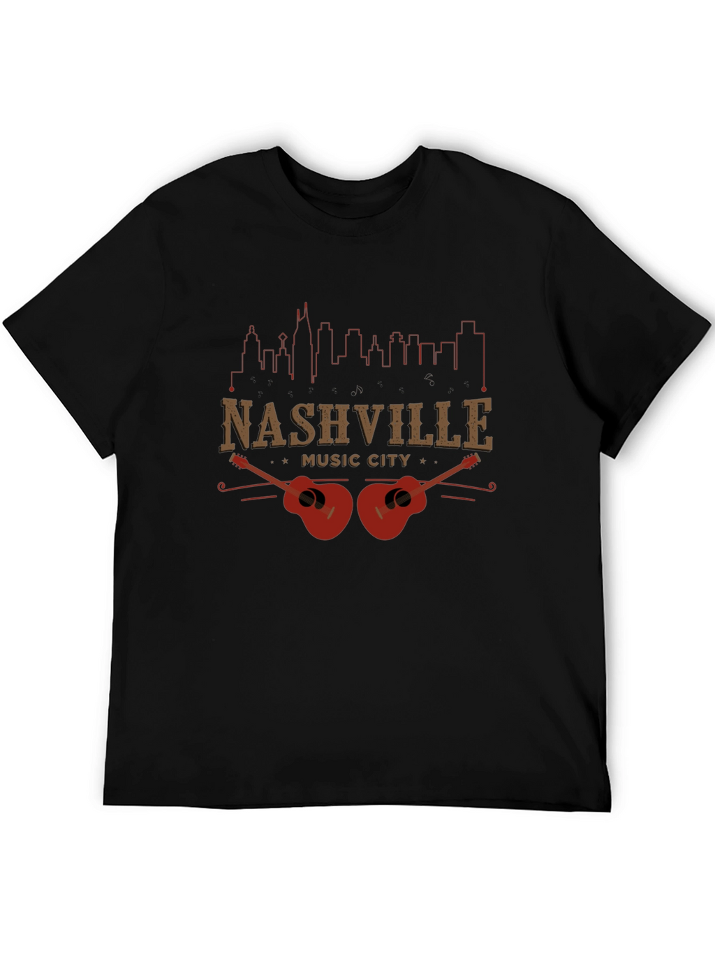Nashville Music City Graphic T-Shirt