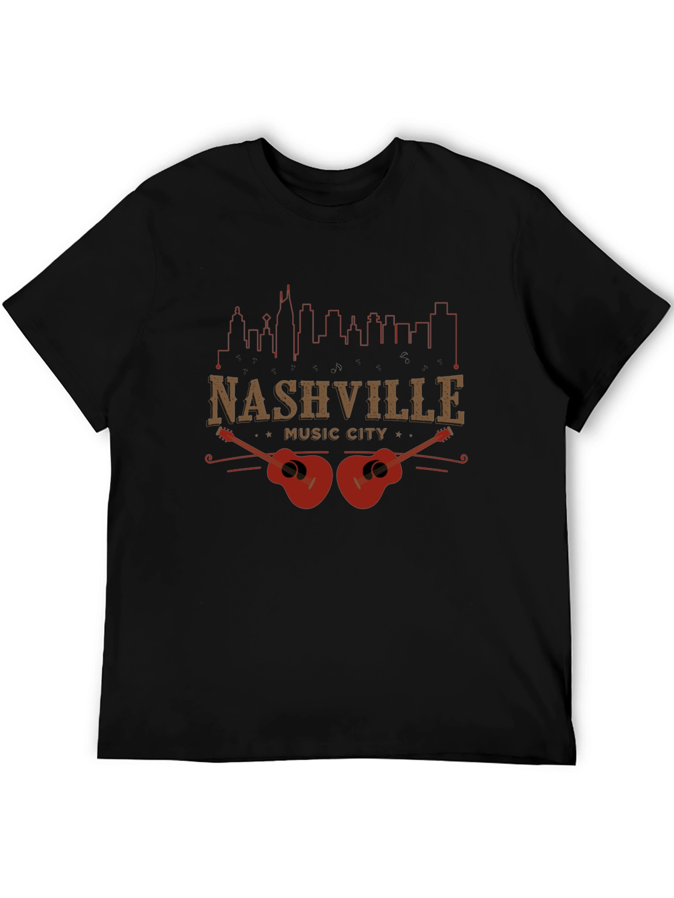 Nashville Music City Graphic T-Shirt