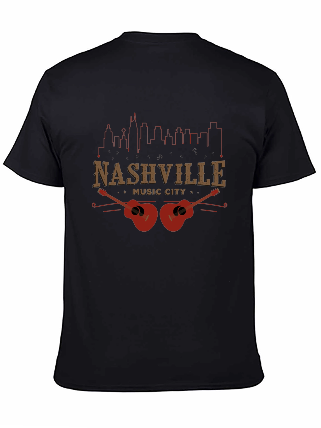 Nashville Music City Graphic T-Shirt