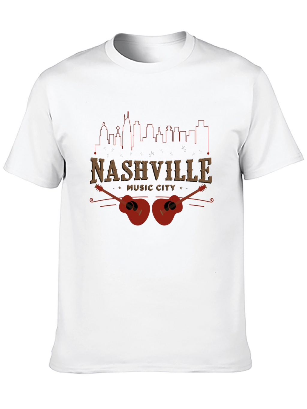 Nashville Music City Graphic T-Shirt