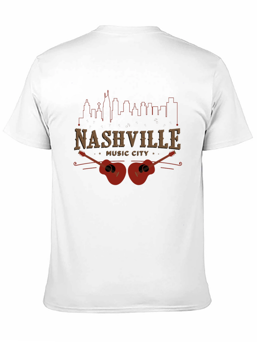 Nashville Music City Graphic T-Shirt