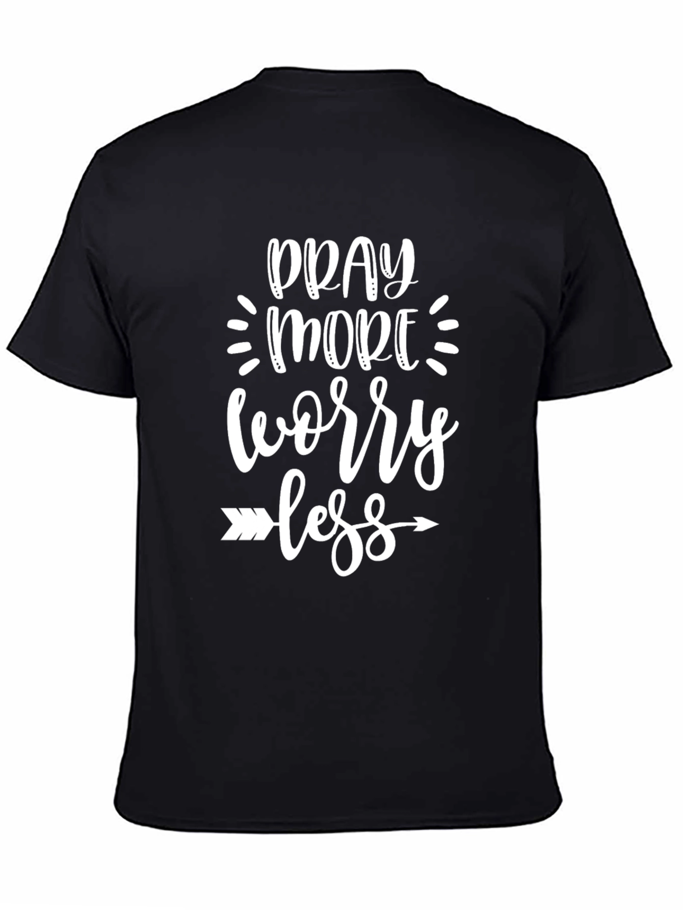 Pray More Worry Less Graphic Tee