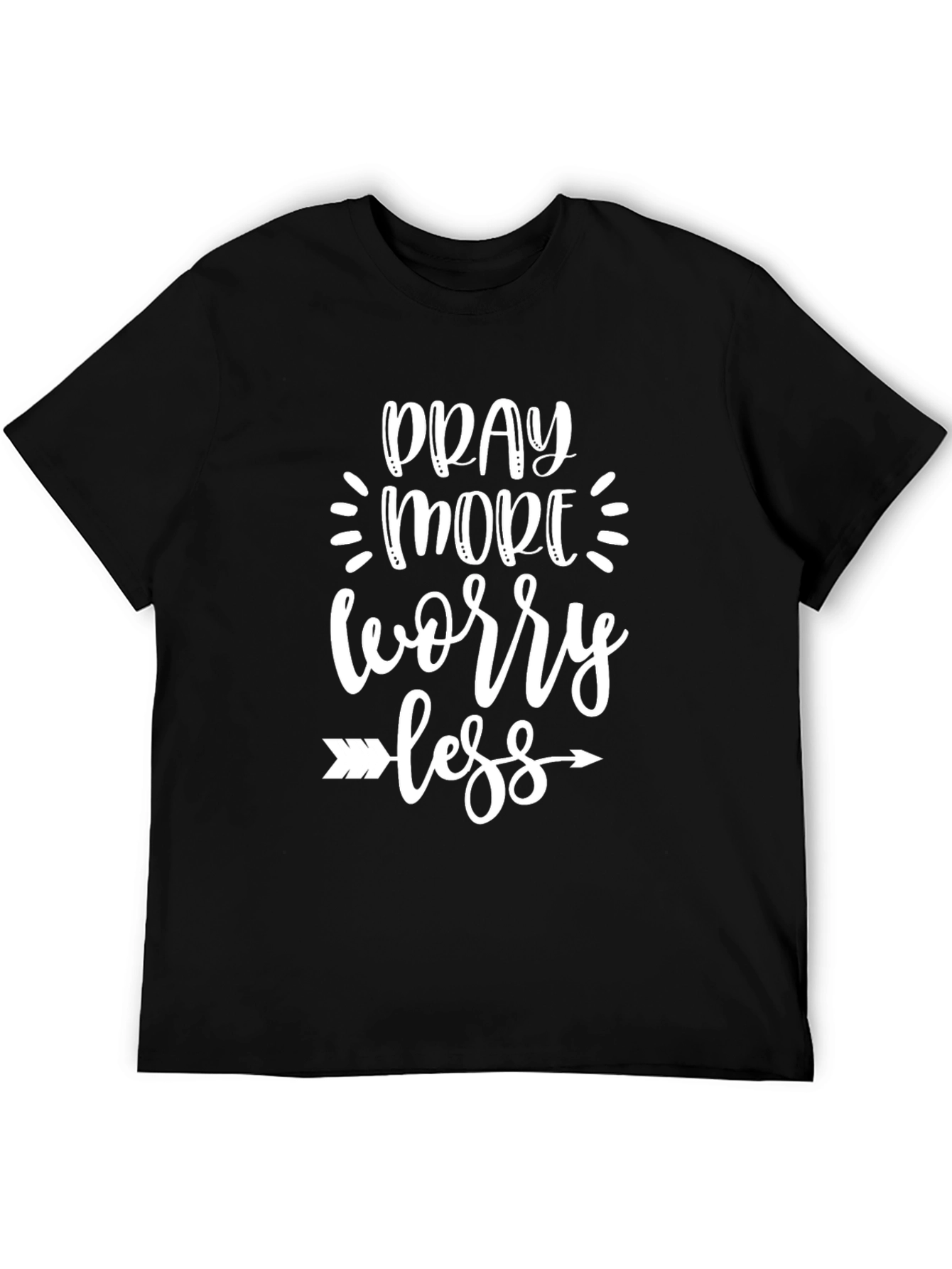 Pray More Worry Less Graphic Tee