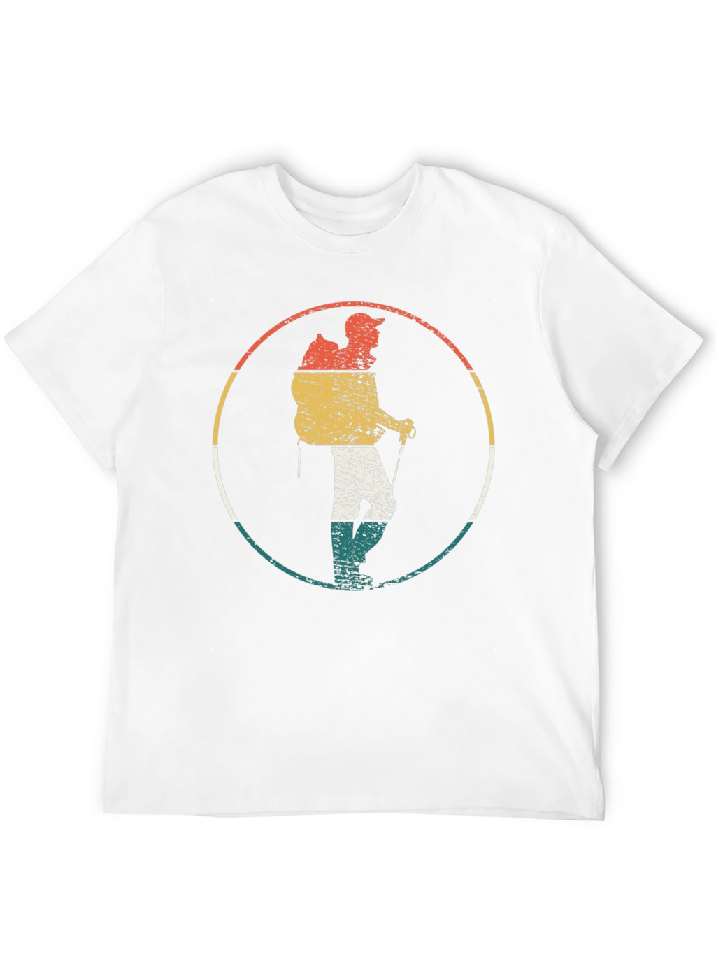 Retro Hiker Graphic Tee - Adventure Ready