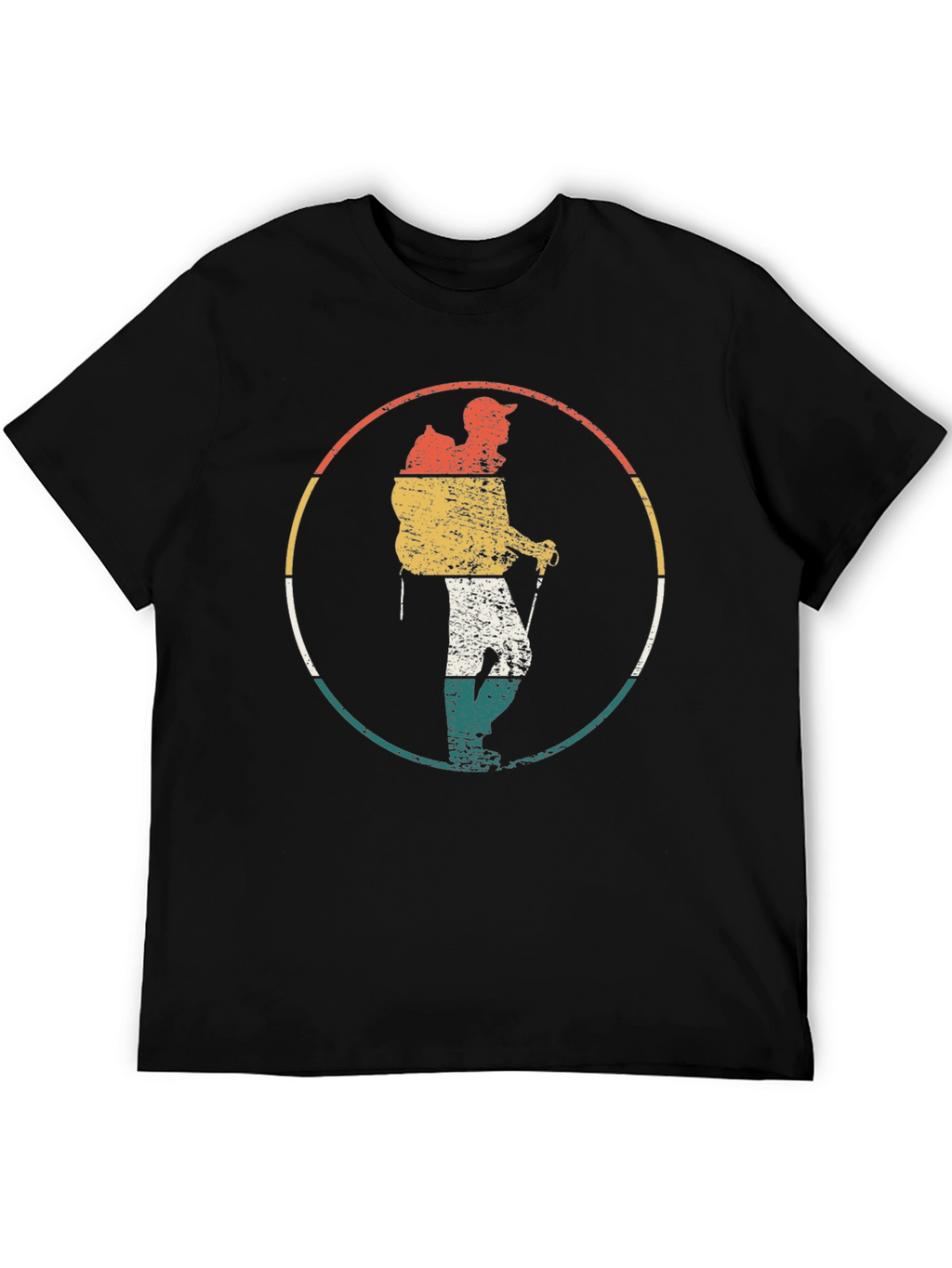 Retro Hiker Graphic Tee - Adventure Ready