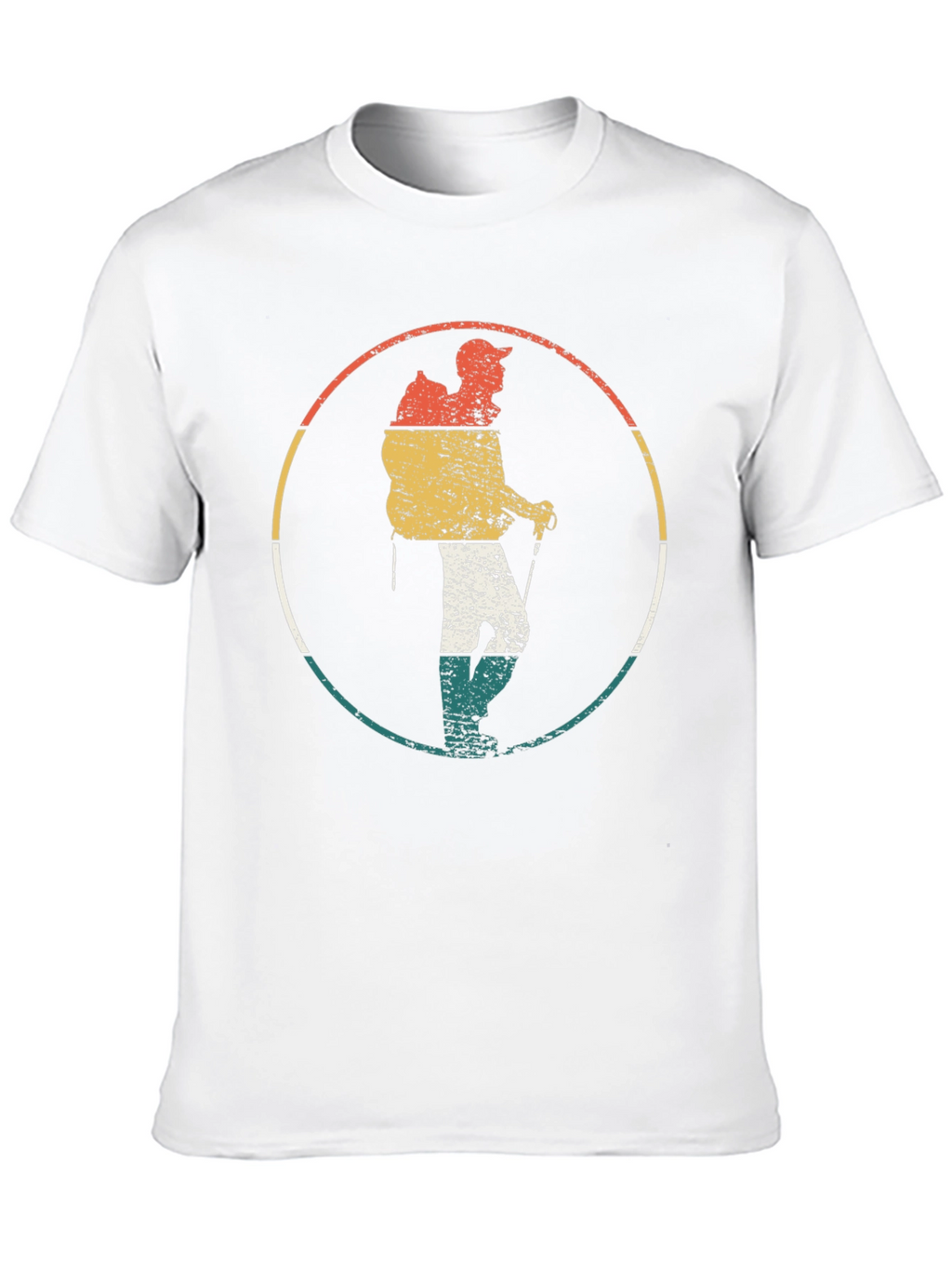Retro Hiker Graphic Tee - Adventure Ready