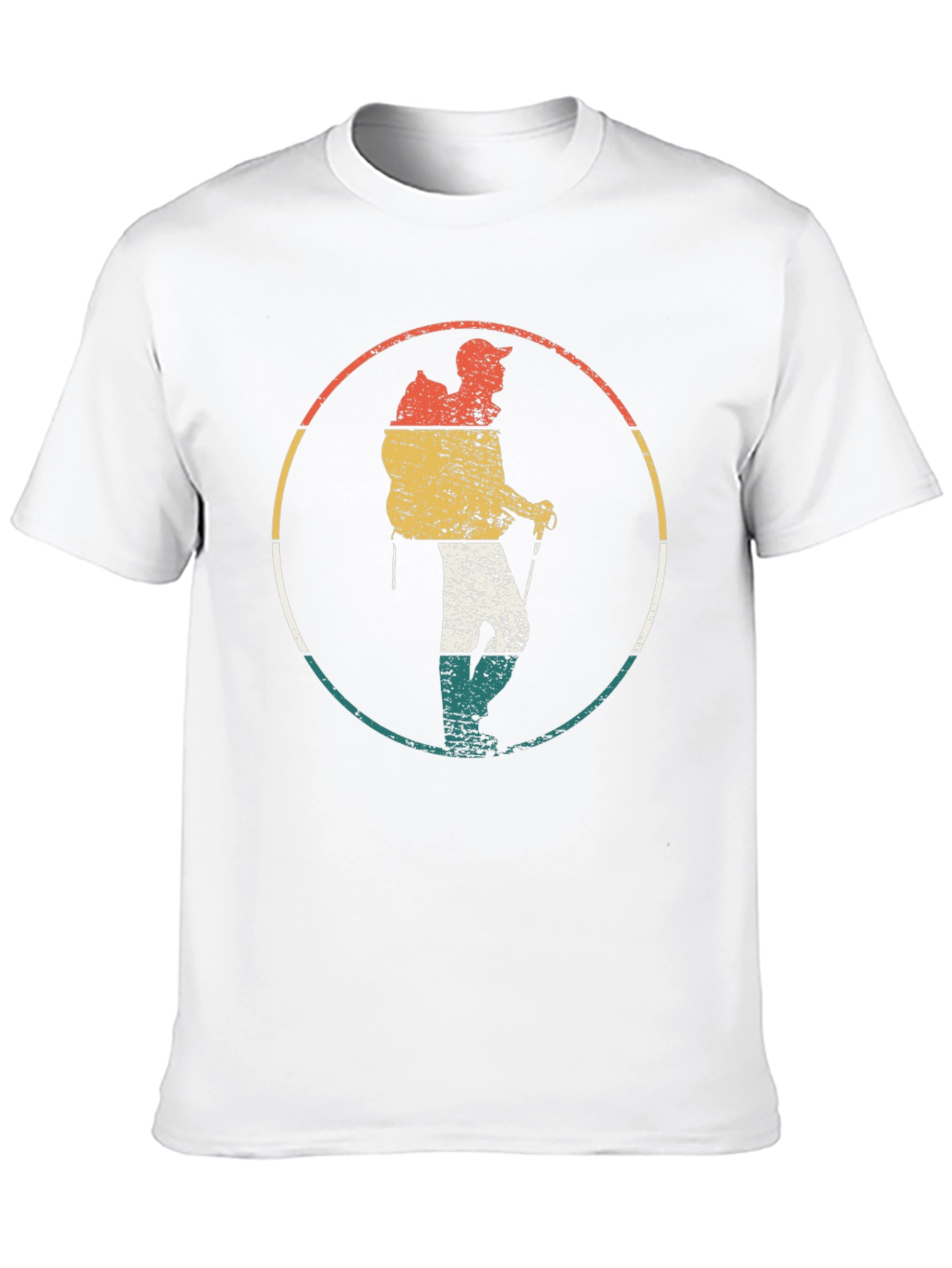 Retro Hiker Graphic Tee - Adventure Ready
