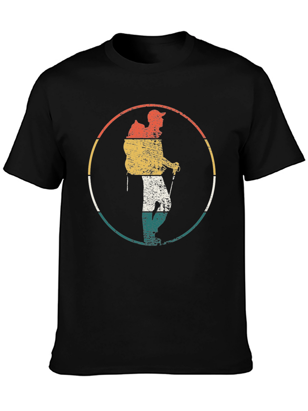 Retro Hiker Graphic Tee - Adventure Ready