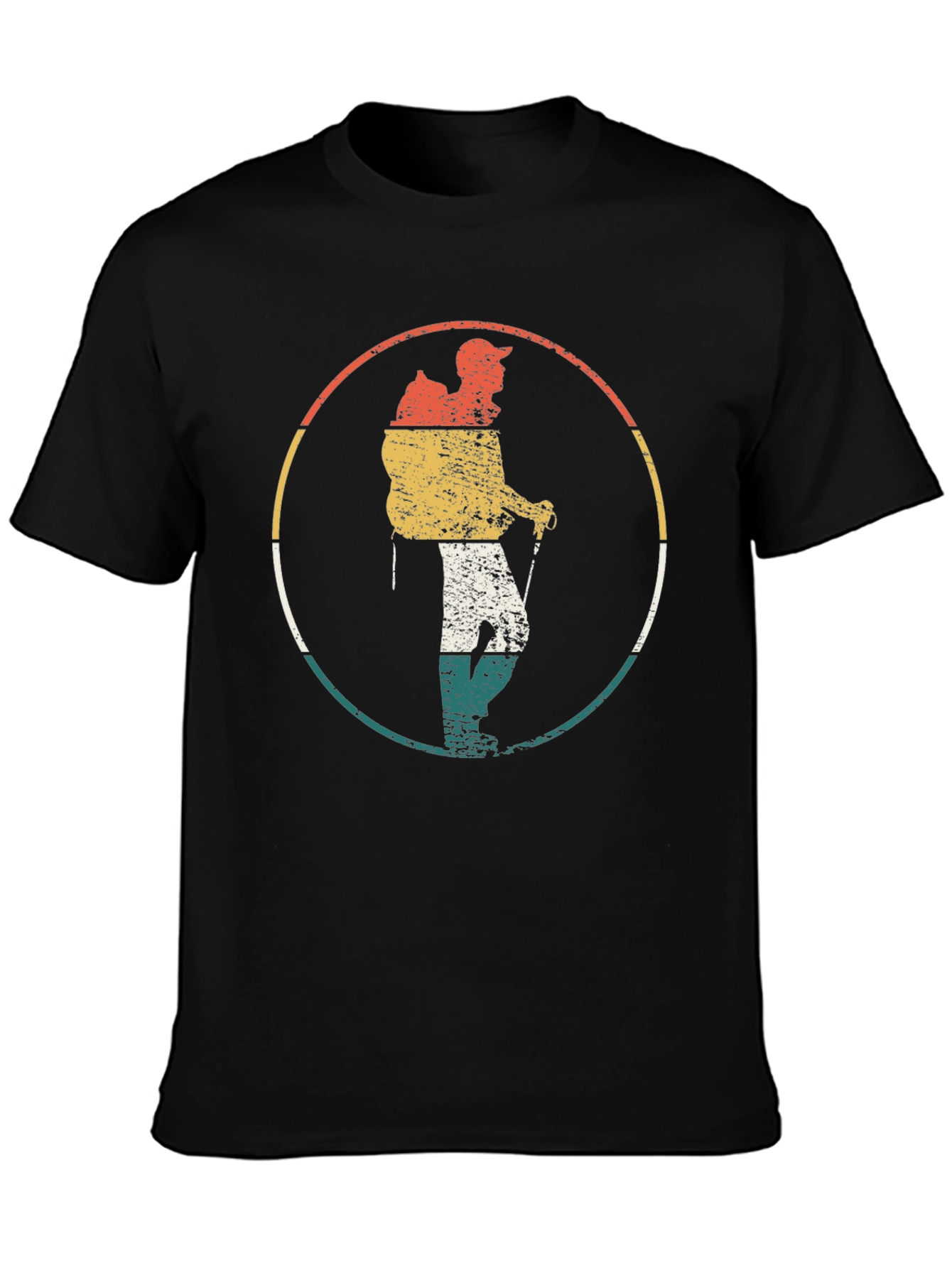 Retro Hiker Graphic Tee - Adventure Ready
